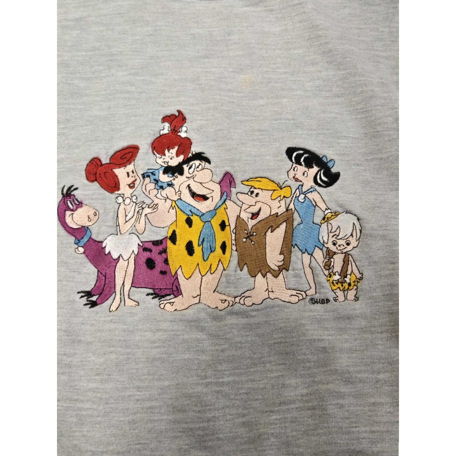 Vintage VINTAGE Flintstones Sweatshirt Mens XL Gray Blitzz Studios Cartoon Crewneck 90s TV Size US XL / EU 56 / 4 - 2 Thumbnail