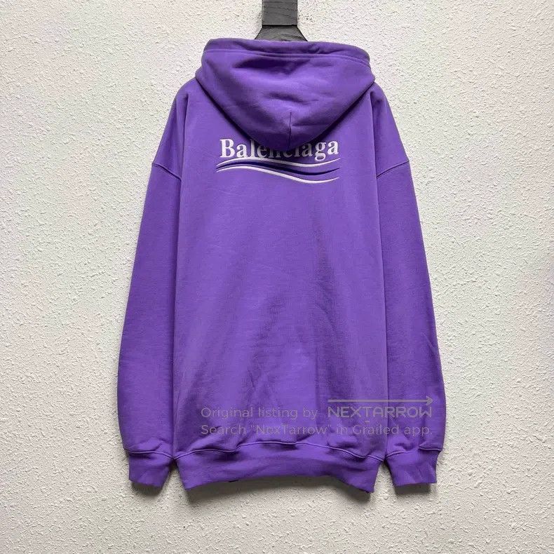 Balenciaga Balenciaga Wave Coca-Cola lilac embroidery washed hoodie Size US M / EU 48-50 / 2 - 2 Thumbnail
