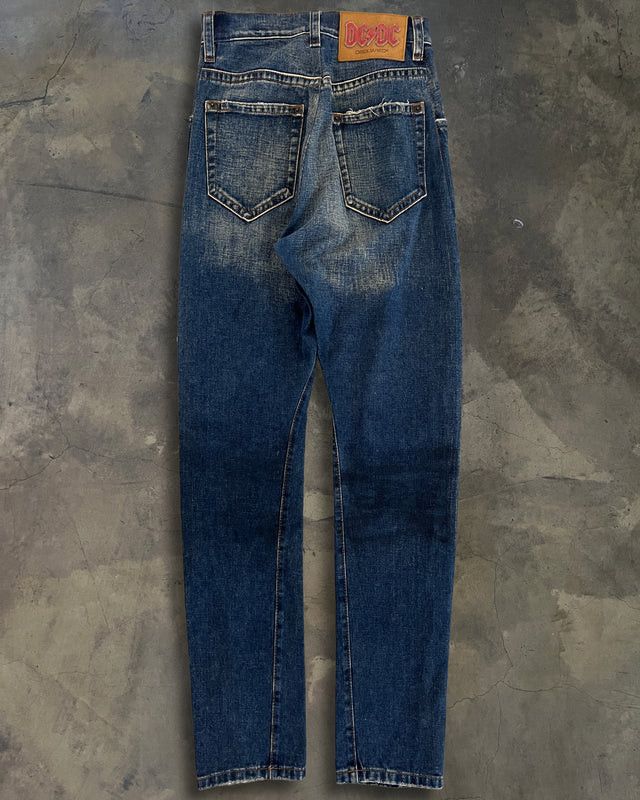 Dsquared2 DSQUARED2 LEATHER CRAFT PATCHWORK DENIM JEANS Size US 30 / EU 46 - 5 Thumbnail