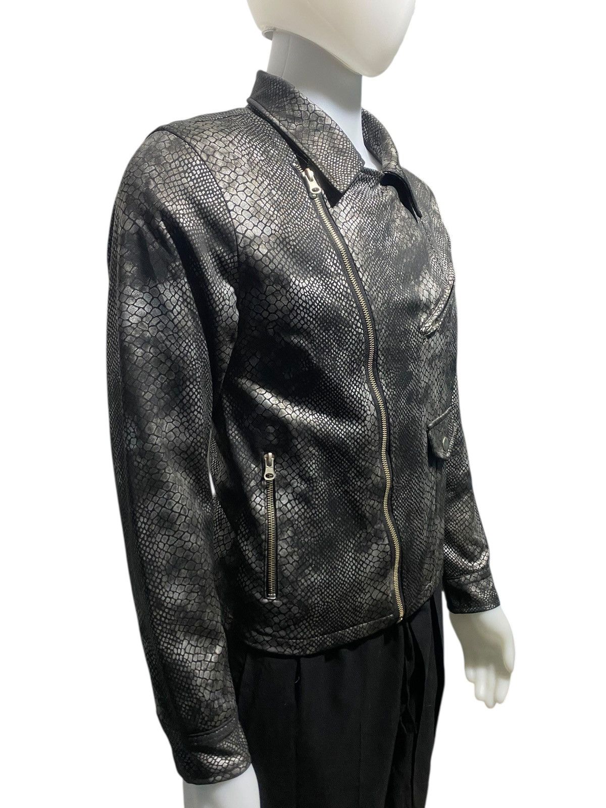 Japanese Brand Vintage Hukuya Snake Skin asymmetric jacket Size US M / EU 48-50 / 2 - 5 Thumbnail