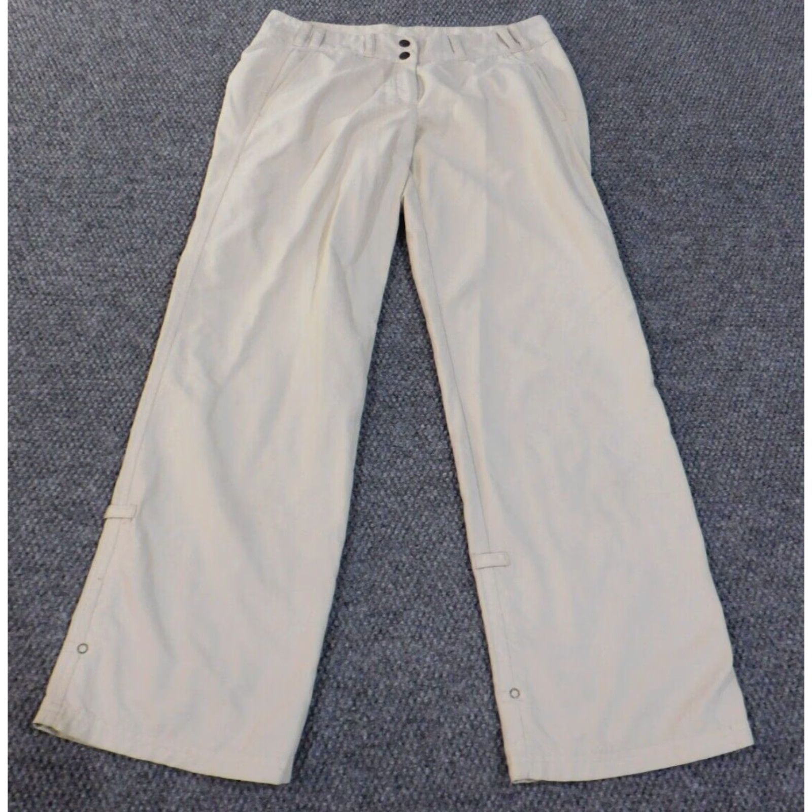 ExOfficio ExOfficio Pants Women 6 Beige Casual Zip Pockets Chino Straight Inseam 30 in Nature American Vintage No (Good Condition) Size 30" / US 8 / IT 44 - 2 Thumbnail