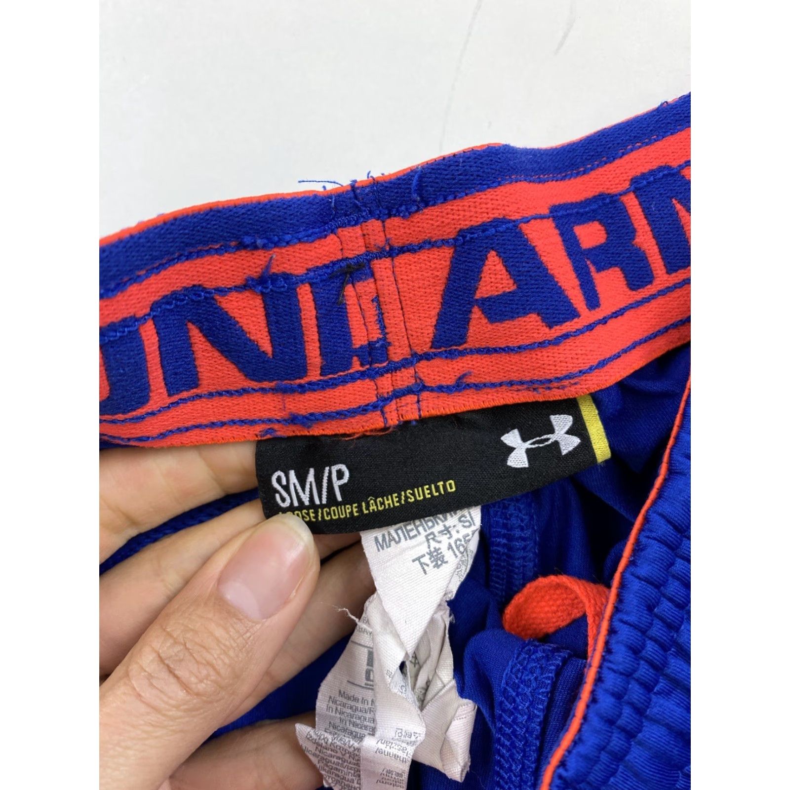 Under Armour Under Armour Athletic Shorts Mens Small Blue Basketball Shorts Mens S Athletic Blue Basketball Mens Size US 29 - 4 Thumbnail
