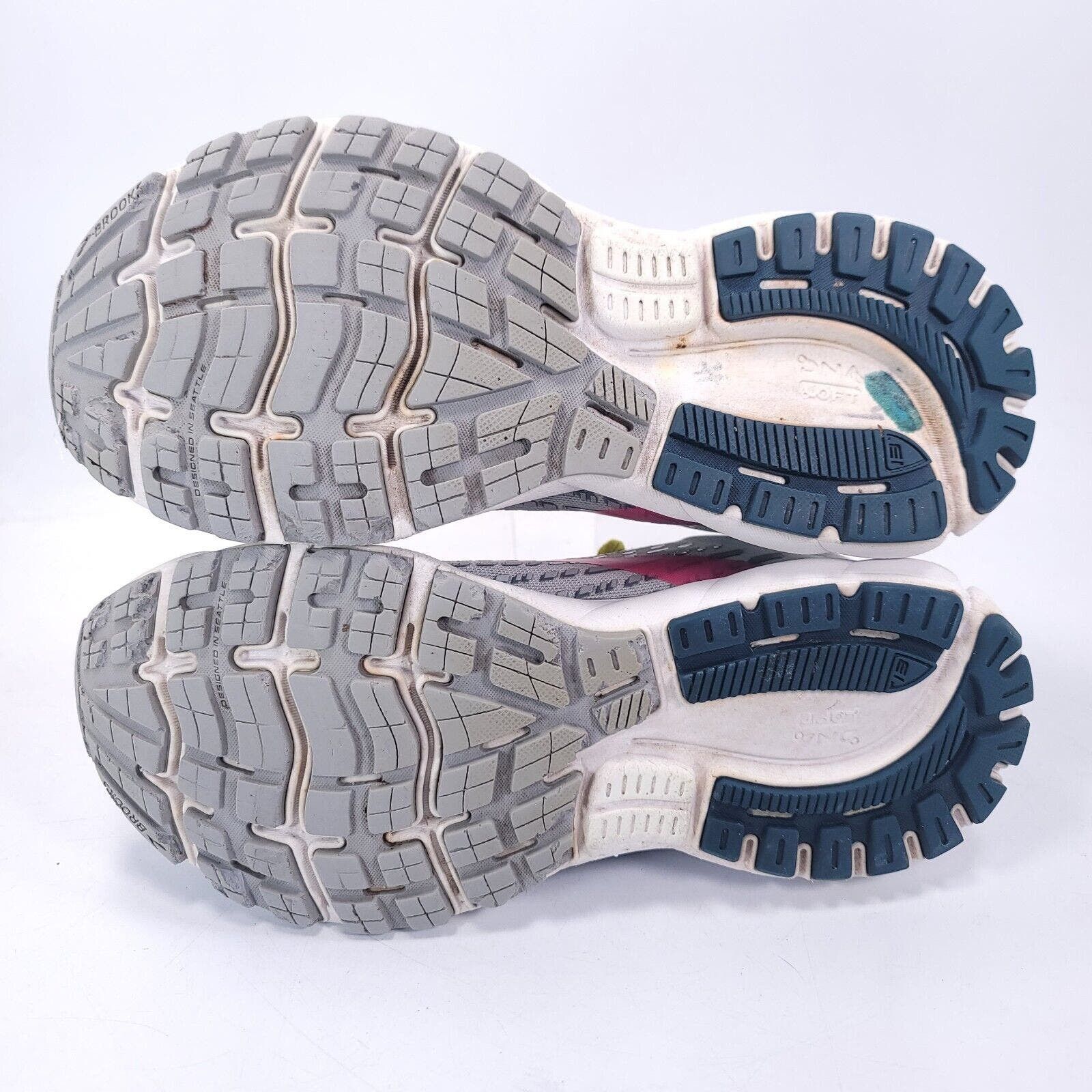 Brooks Brooks Ghost 13 Shoe Womens Size 7.5 1203381B154 Gray Pink Size US 7.5 / IT 37.5 - 7 Thumbnail