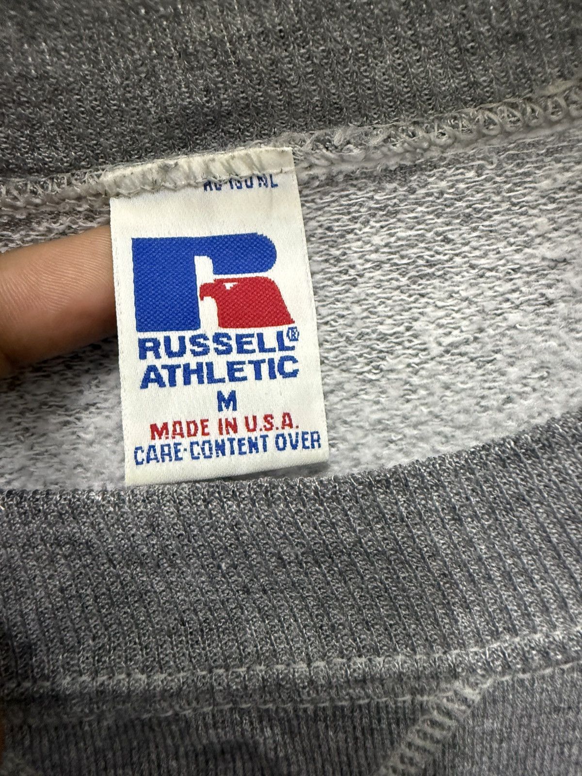 Russell Athletic 🔥 90's Russel Athletic Plain Roundneck Sweatshirt - M Size US M / EU 48-50 / 2 - 7 Thumbnail