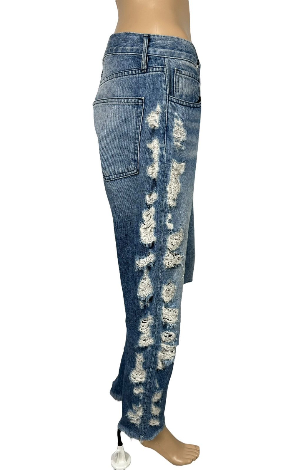 3x1 3x1 NYC Destroyed Boyfriend Jeans size 27 Size 27" / US 4 / IT 40 - 4 Thumbnail