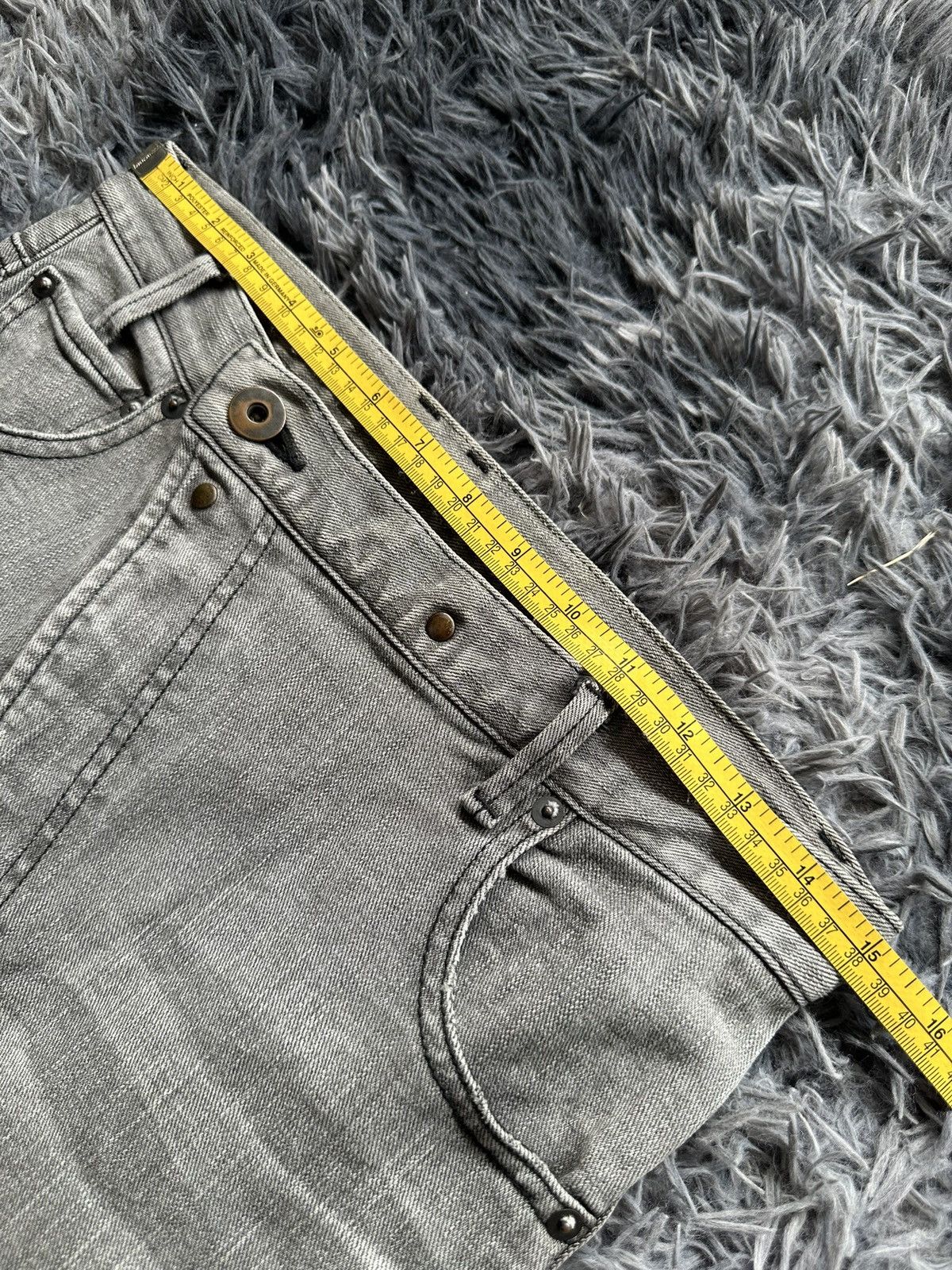 Japanese Brand 2011 ss - AG by Experiment high rise asymmetrical jeans Size US 30 / EU 46 - 13 Thumbnail