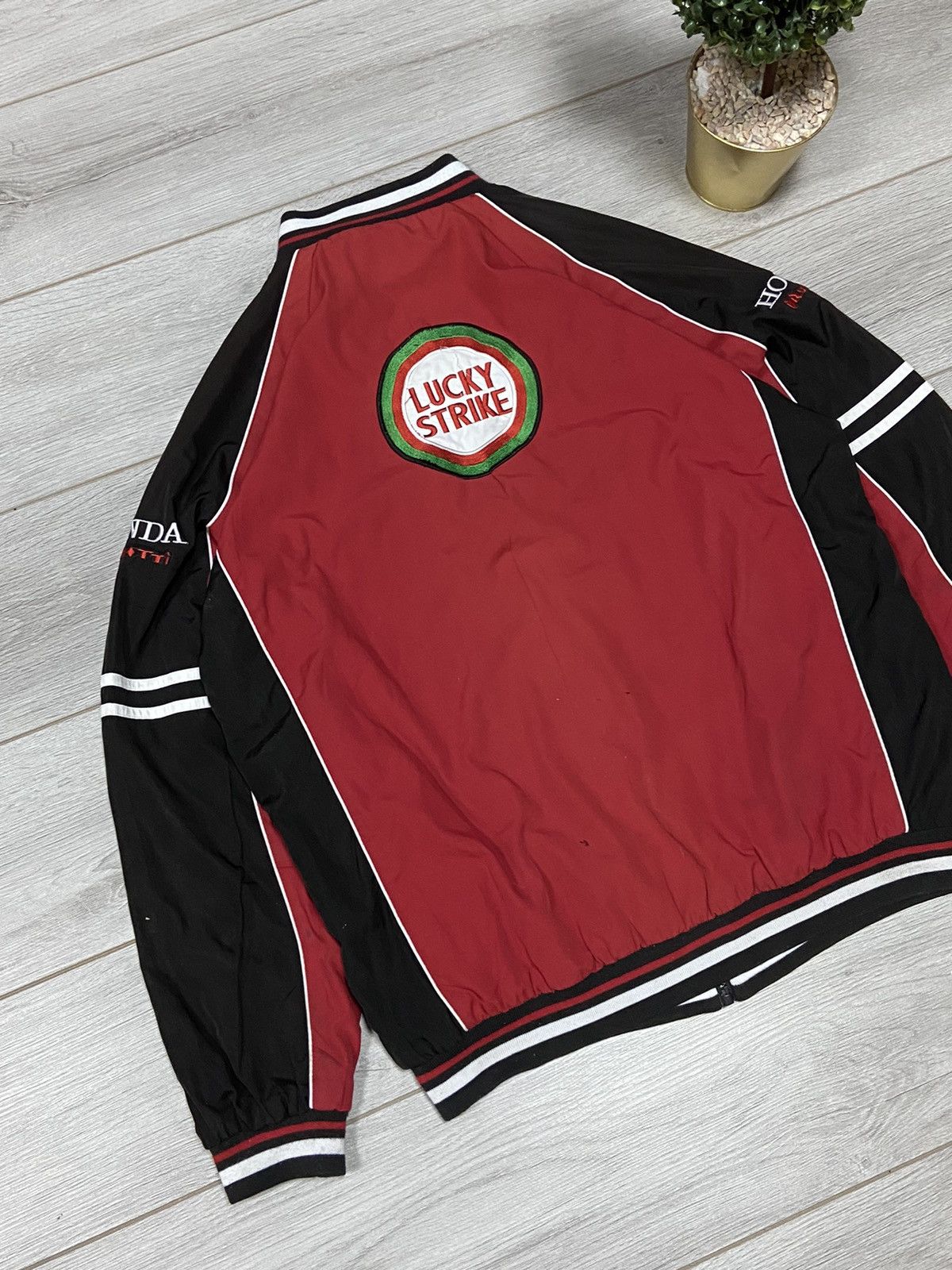 Honda Honda Lucky Strike reversible distressed racing vintage Size US XXL / EU 58 / 5 - 18 Thumbnail