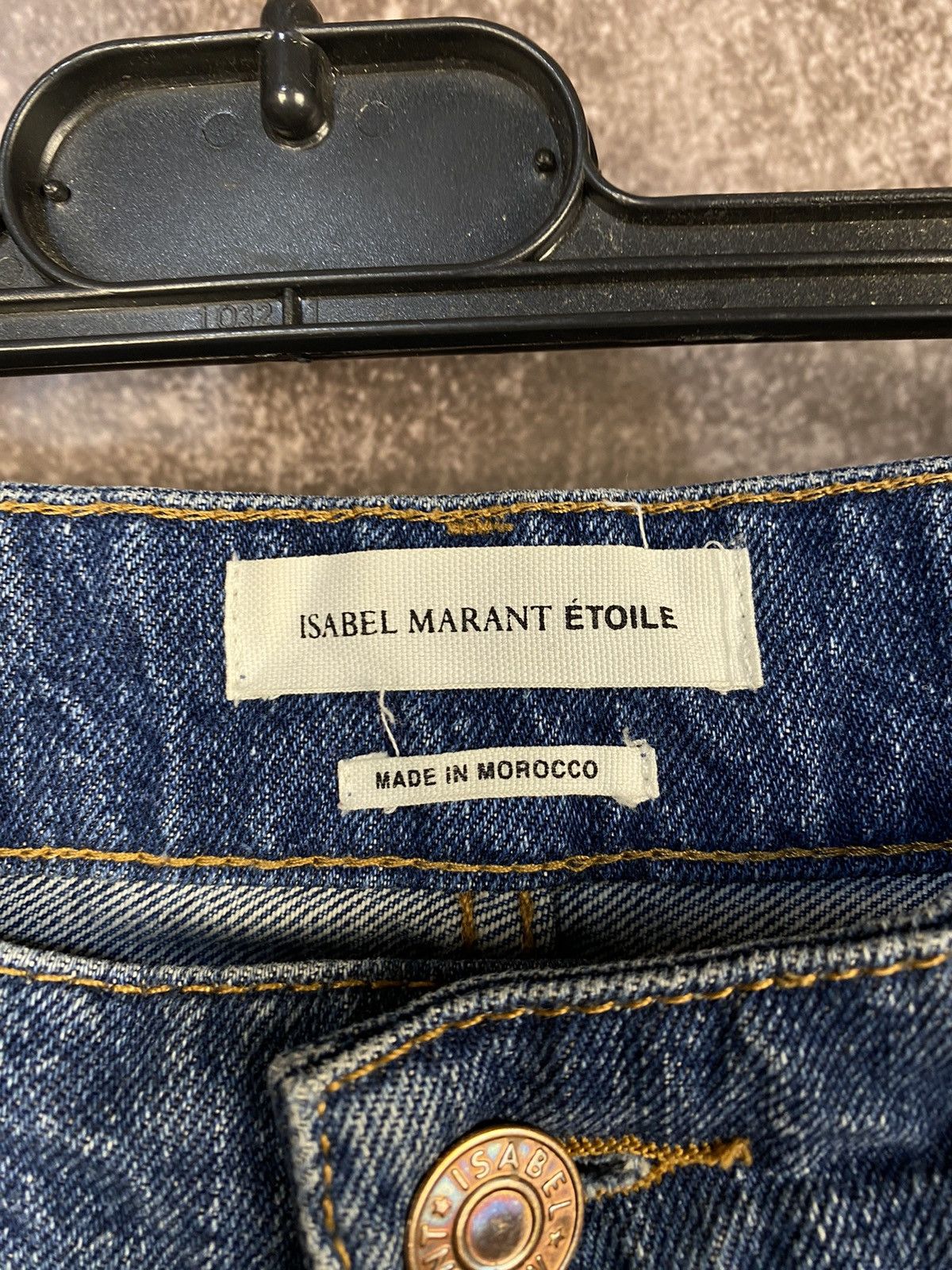 Designer × Isabel Marant Isabel Marant Light Blue Denim Jeans Size 36" / US 14 / IT 50 - 6 Thumbnail
