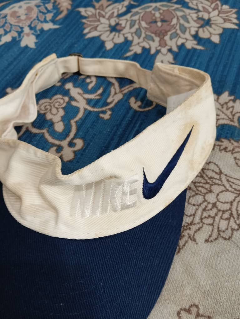 Nike × Vintage Vintage Nike 90s visor cap Size 36 - 2 Thumbnail