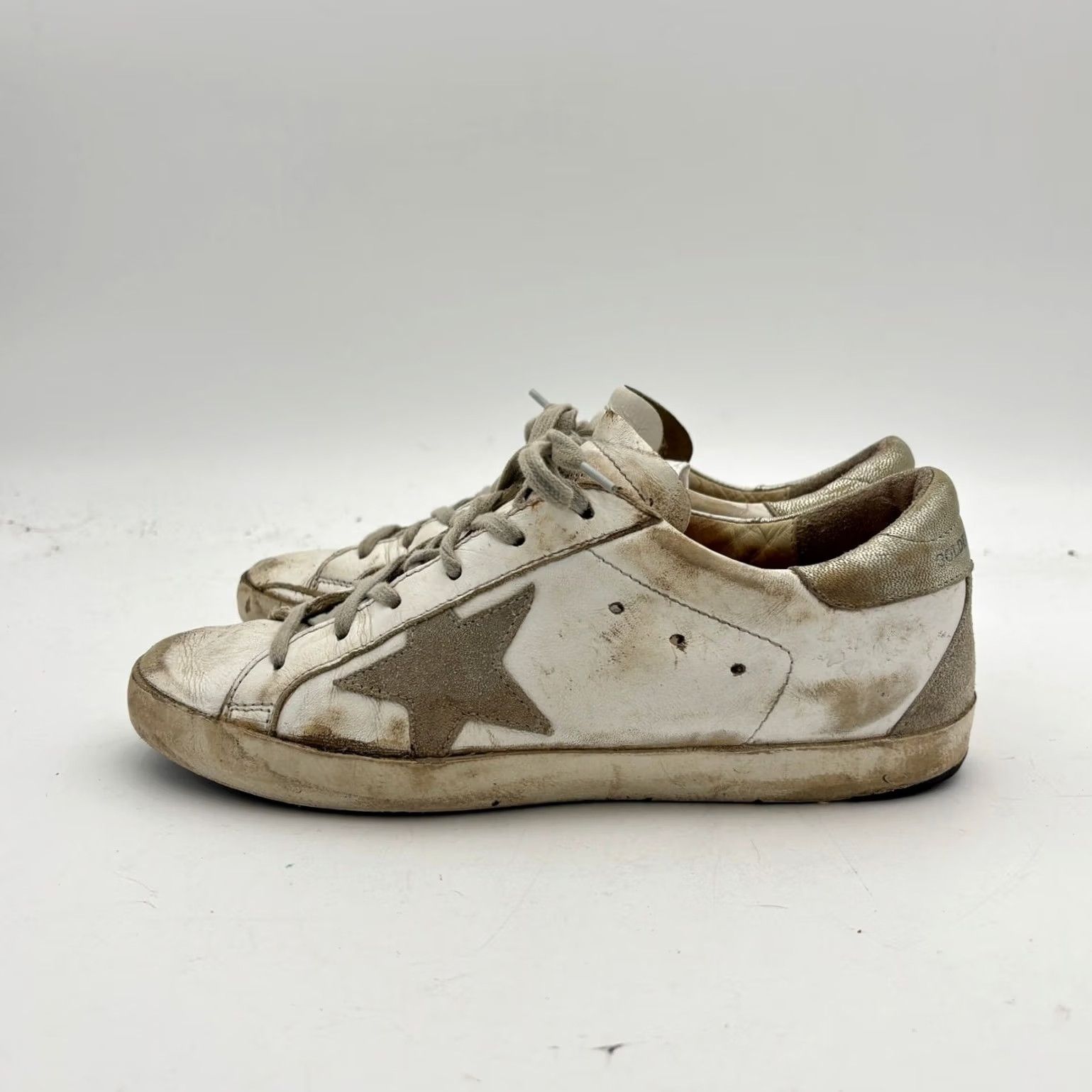 Golden Goose VINTAGE Golden Goose Superstar GGDB Leather Low Top Sneakers Shoes Women’s 38 US 8 White Womens Size M / US 6-8 / IT 42-44 - 5 Thumbnail