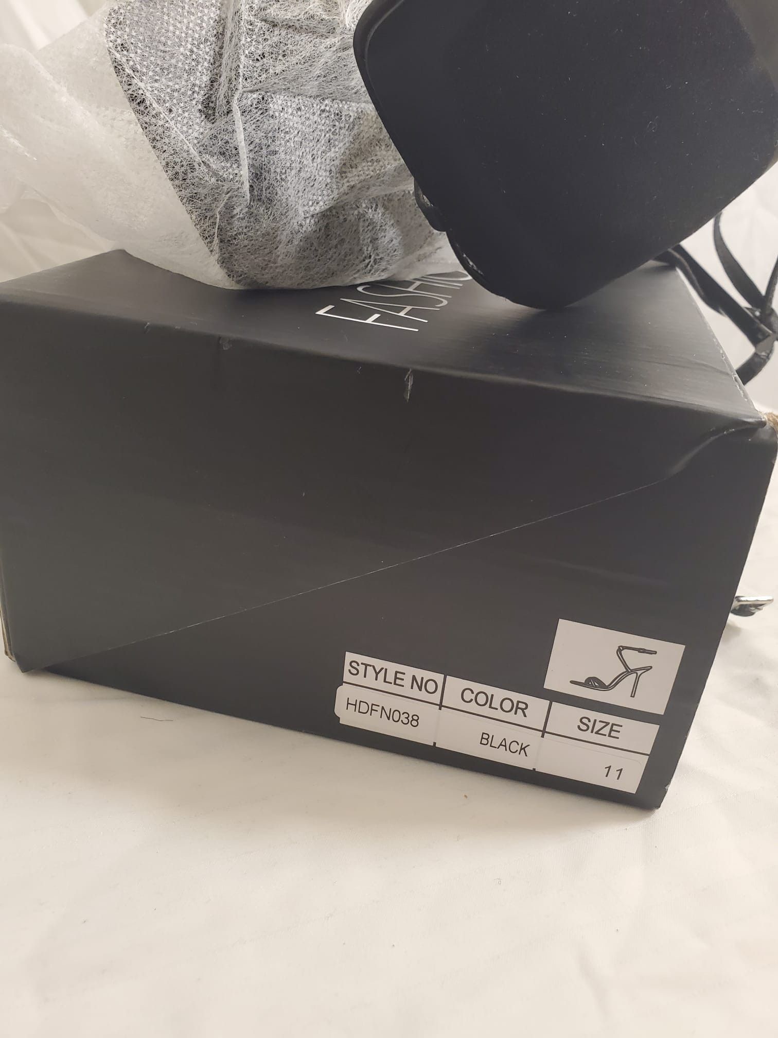 Fashion Nova FASHION NOVA BLACK HEELS Size US 11 / IT 41 - 3 Thumbnail