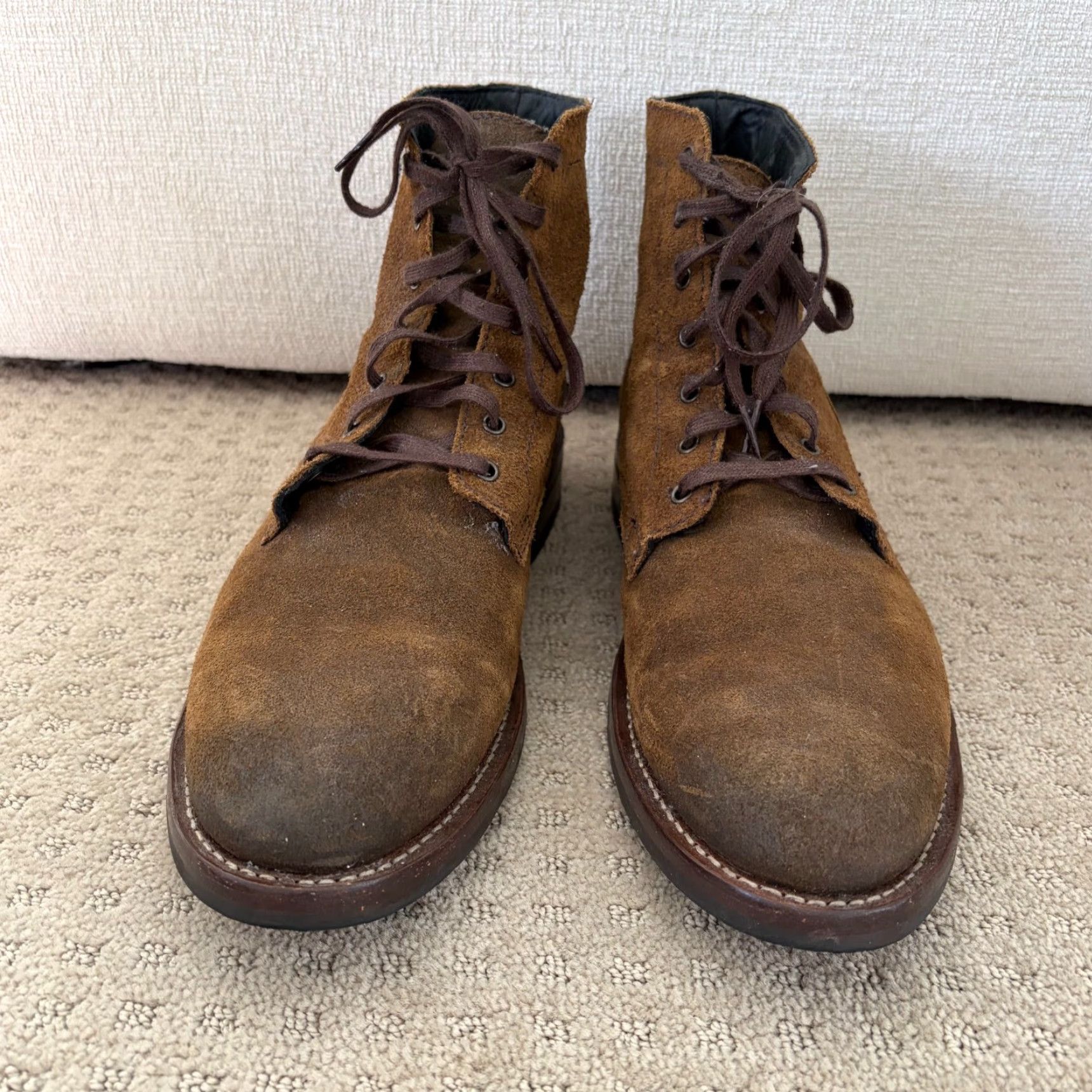 Thursday Boot Company Thursday Boot Company President Everyday Boots Mocha Suede Lace Up Men US 12 Size US 12 / EU 45 - 4 Thumbnail
