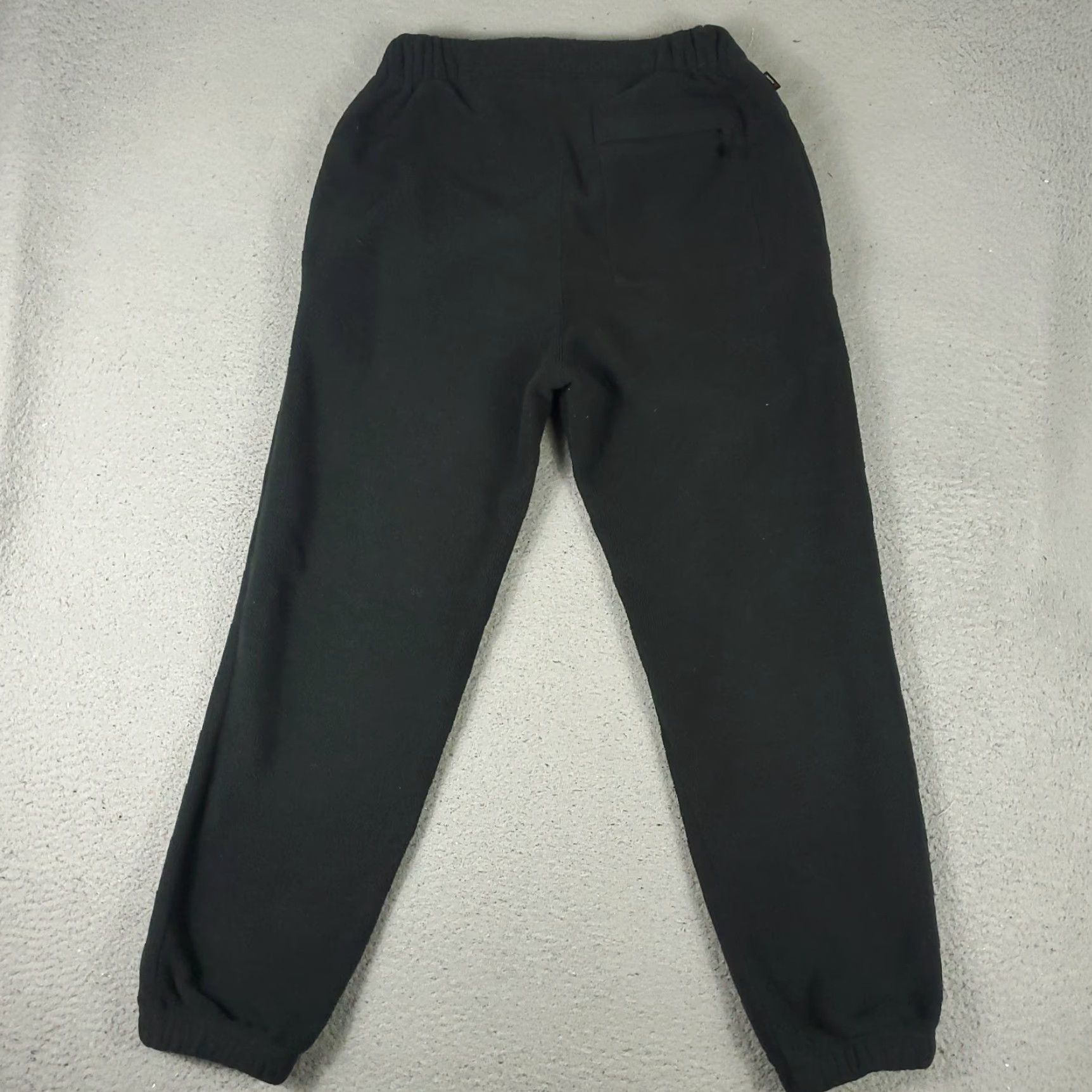 Nike Nike Pants Mens Small Black/Gray Polartec Fleece Swoosh Track Joggers Sweatpants Size US 29 - 7 Thumbnail