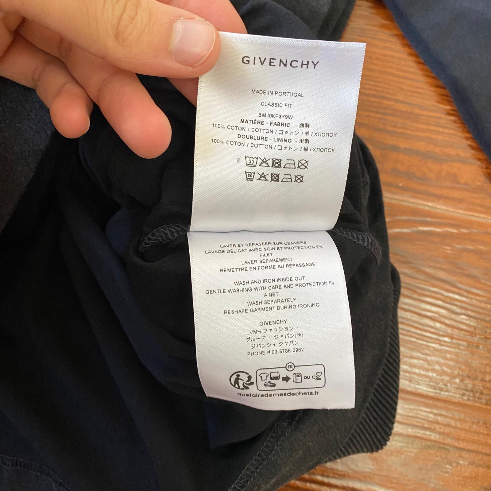 Givenchy Washed Black Double Layer Cut-Out Logo Hoodie Size US S / EU 44-46 / 1 - 8 Thumbnail