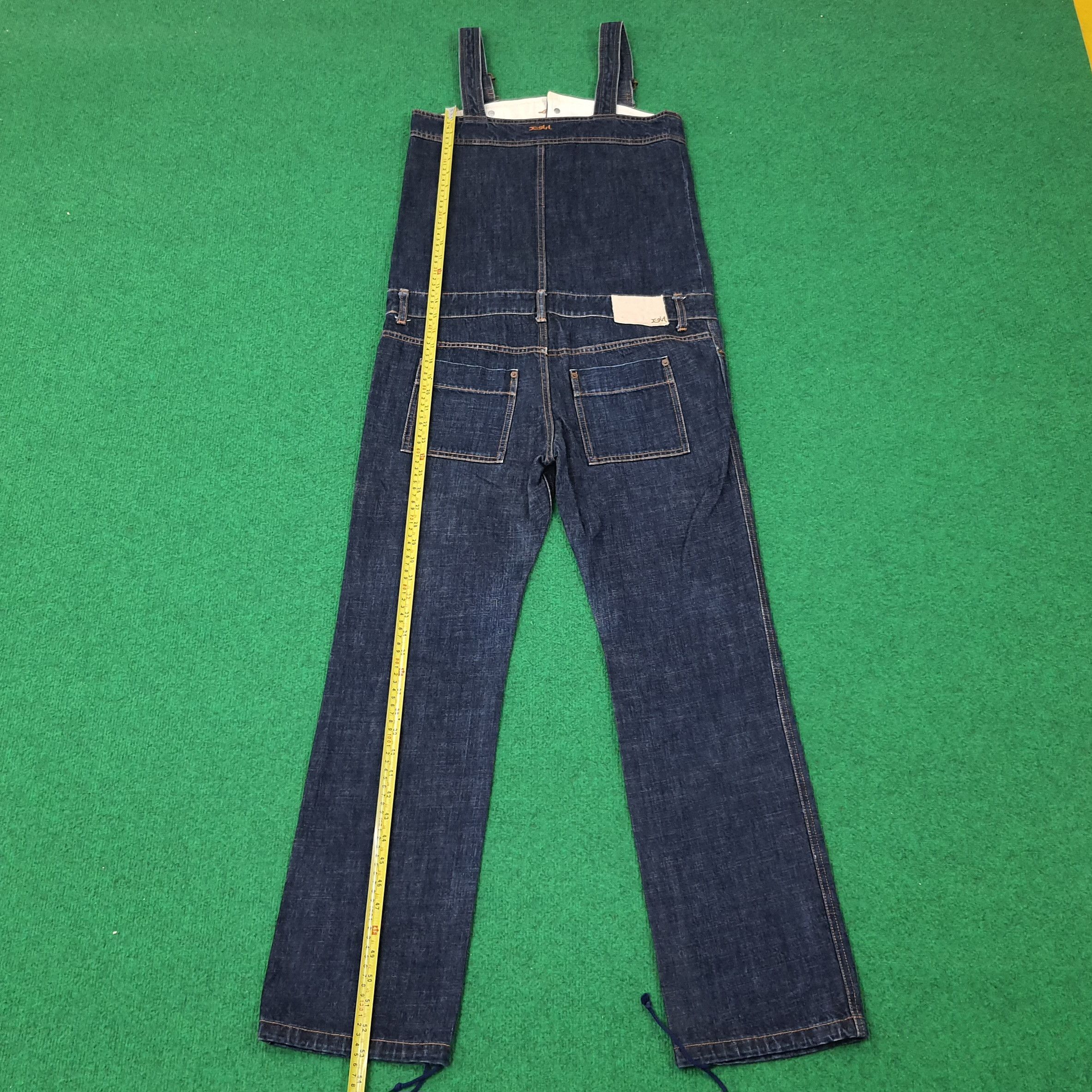 Other Vintage X-Girl Japan Streetwear Denim Jumpsuit C235N20 Size 36" / US 14 / IT 50 - 3 Thumbnail
