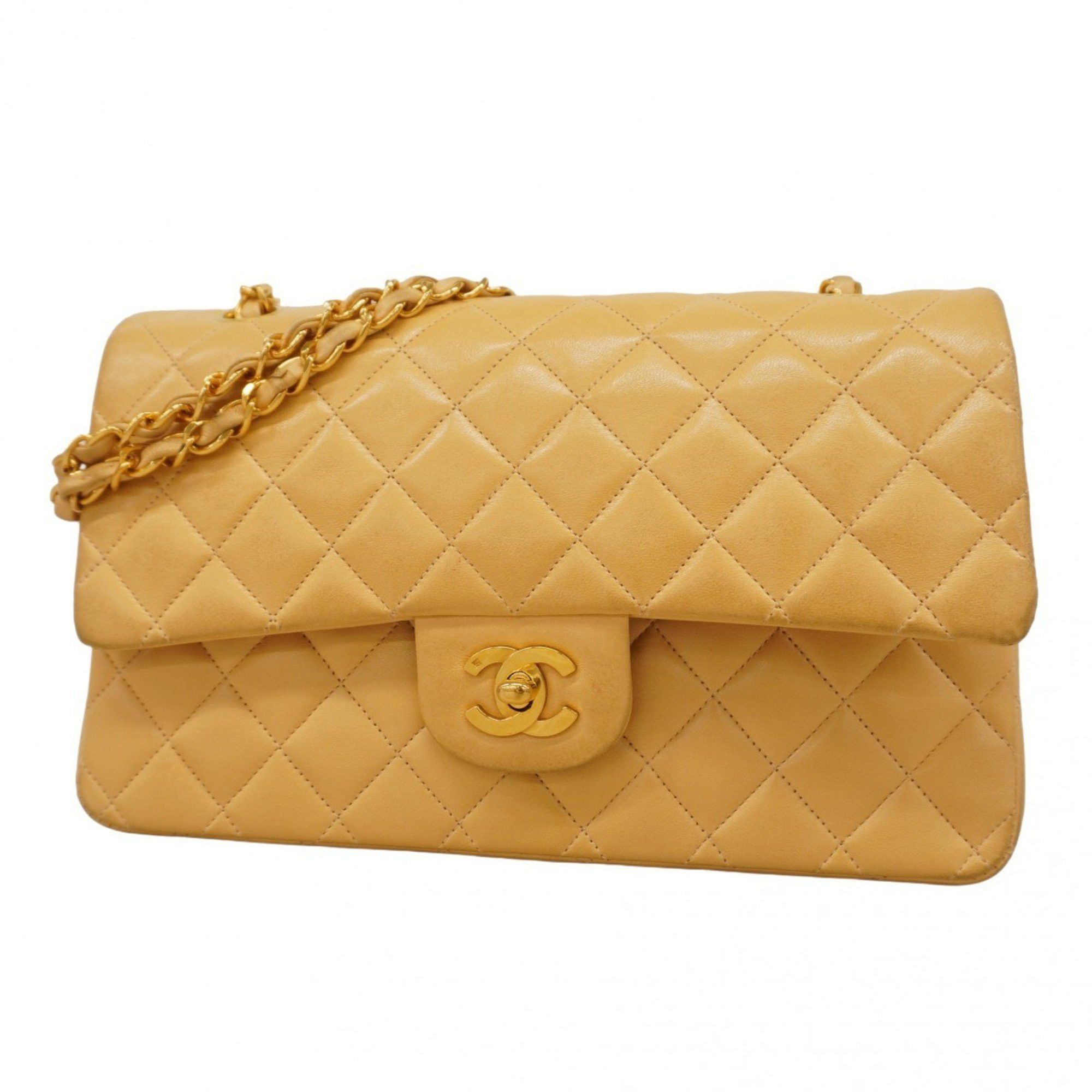 Chanel Matelasse Shoulder Bag with Double Flap and Chain, Lambskin