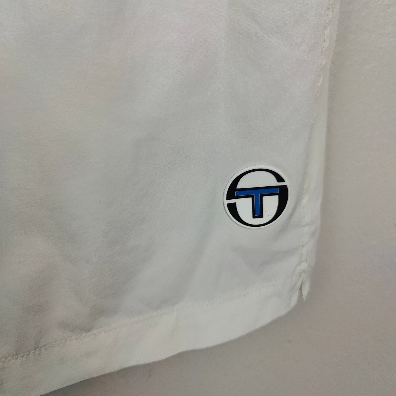 Other Sergio Tacchini Court Shorts Mens Large White Mesh Lined Size US 34 / EU 50 - 2 Thumbnail