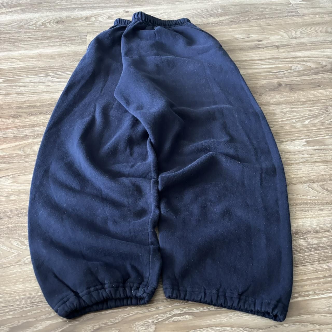Japanese Brand Crazy Vintage Y2K/2000s Baggy Navy Blue Skater Style Essential Sweatpants! Size L Size US 34 / EU 50 - 3 Thumbnail