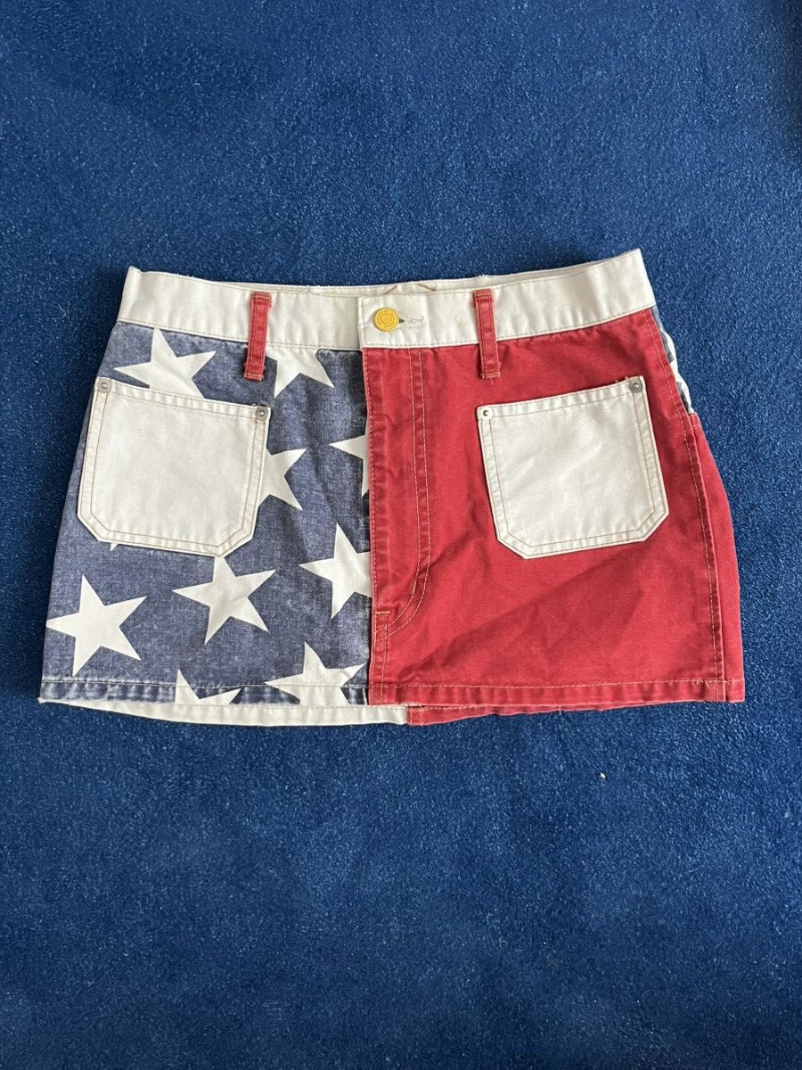 Hysteric Glamour Hysteric Glamour American Flag Mini Skirt Size 26" / US 2 / IT 38 - 1 Thumbnail