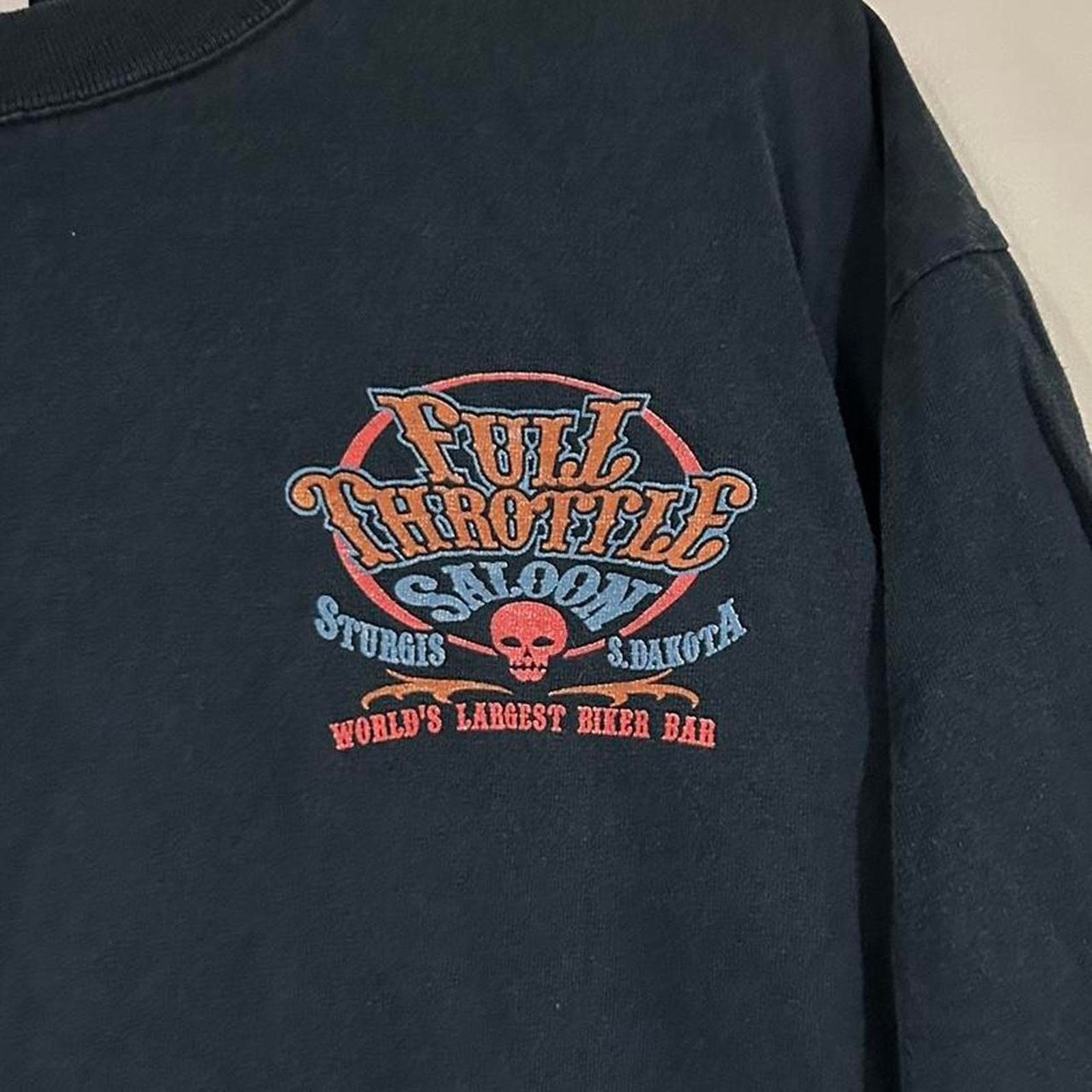 Anvil Vintage 2004 Sturgis Full Throttle Saloon South Dakota Shirt Size US L / EU 52-54 / 3 - 4 Thumbnail