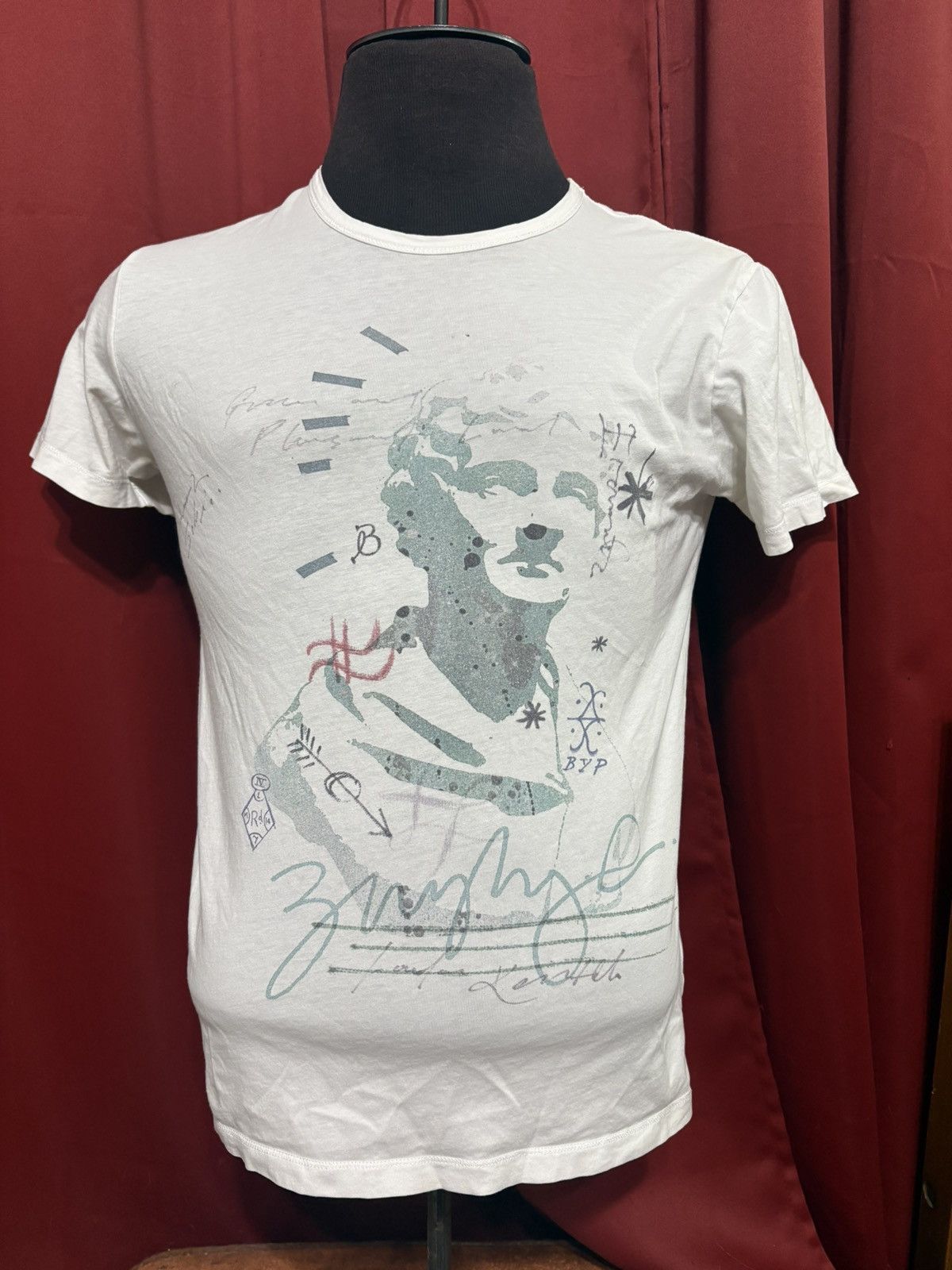 Burberry Burberry Painters Tshirt 2018 Designer Distressed Art Tee Size US S / EU 44-46 / 1 - 1 Thumbnail