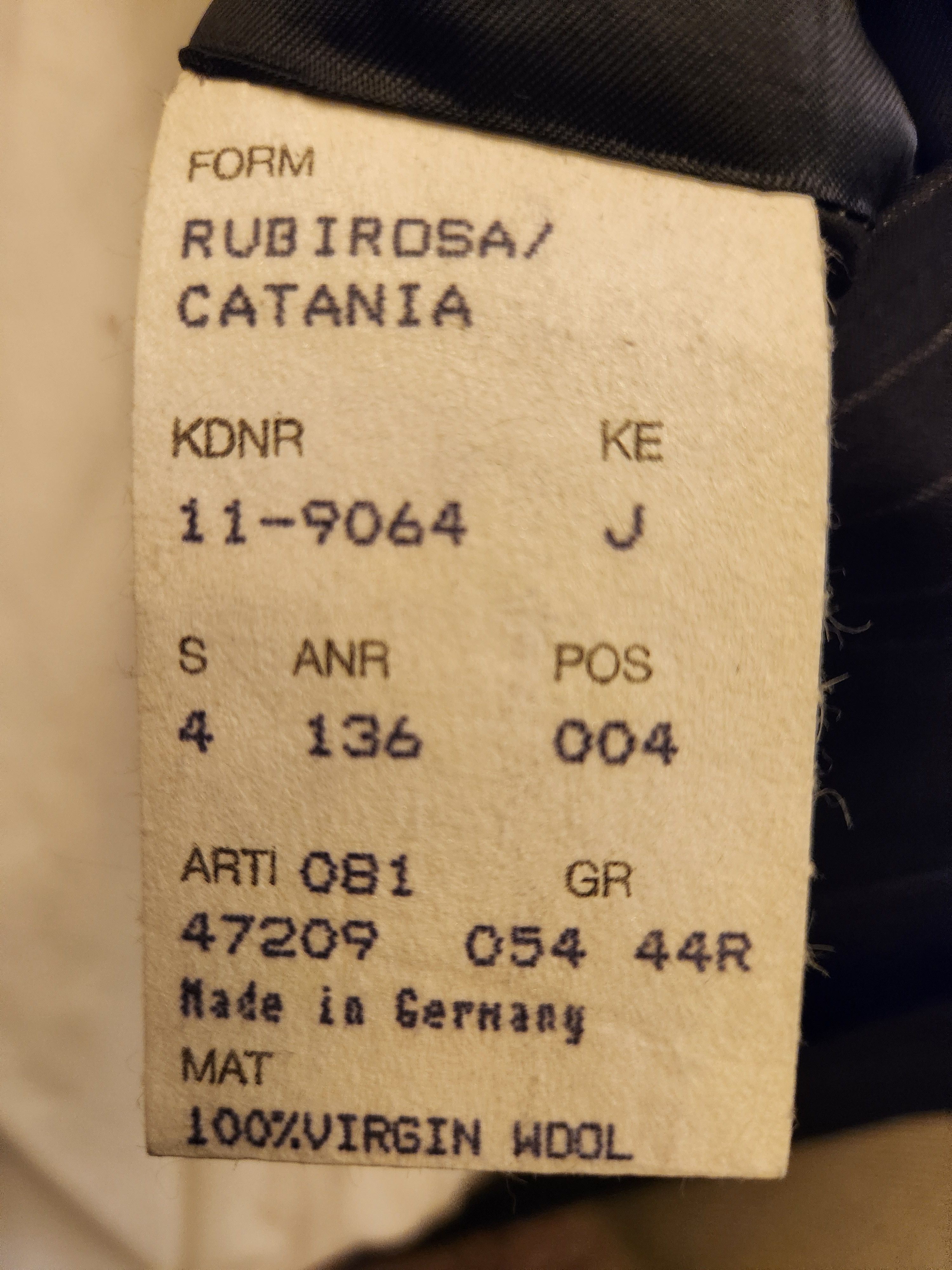 Hugo Boss Rubirosa/Catania Blue Pinstripe Size 44R - 3 Thumbnail