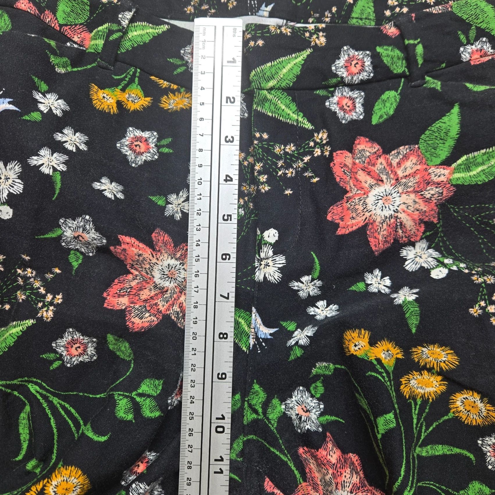 Vintage Nostalgia Collections Green Pants Women Adult Size 36 Casual Pockets Skinny Ankle Size 25" / US 0 / IT 36 - 6 Thumbnail