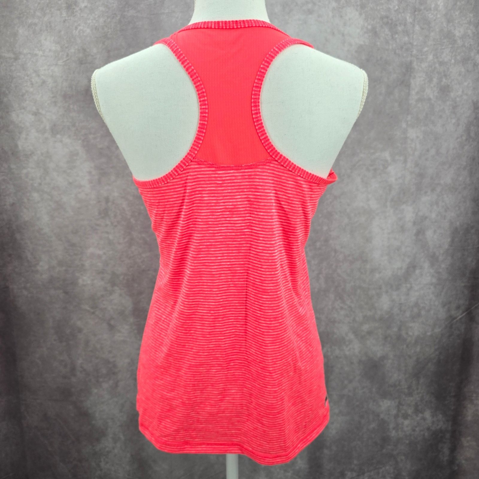 Other Danskin Now Pink Semi Fitted Stripe Racerback Tank Top Small Size S / US 4 / IT 40 - 2 Thumbnail