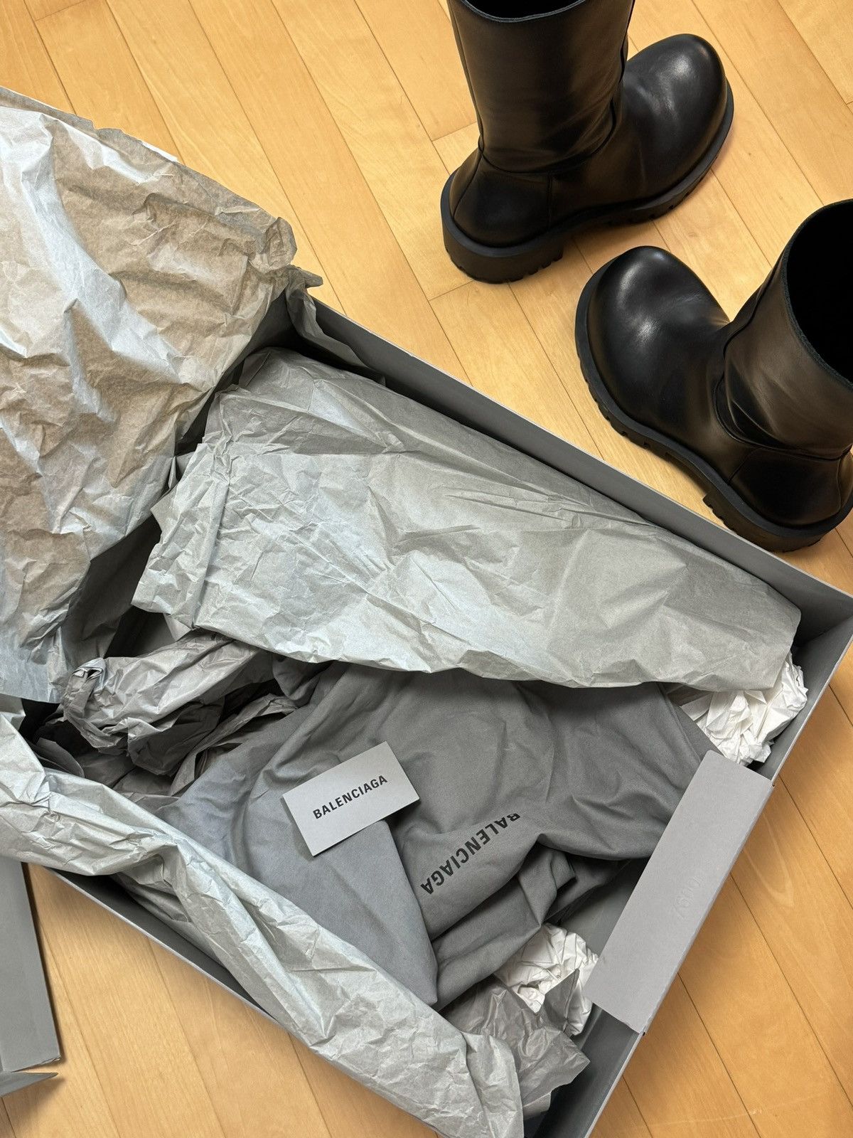 Balenciaga Hummer leather boots Size US 8 / EU 41 - 9 Thumbnail