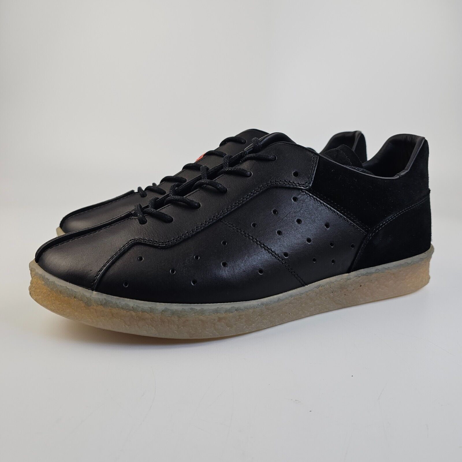 MM6 MARGIELA Court Black Leather Sneakers New