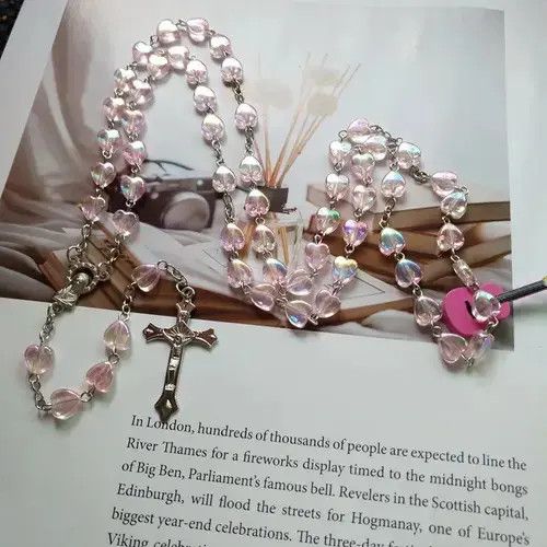 Jewelry Saint Benedict Rosary Necklace Chain Catholic Church Jesus Size ONE SIZE - 7 Thumbnail