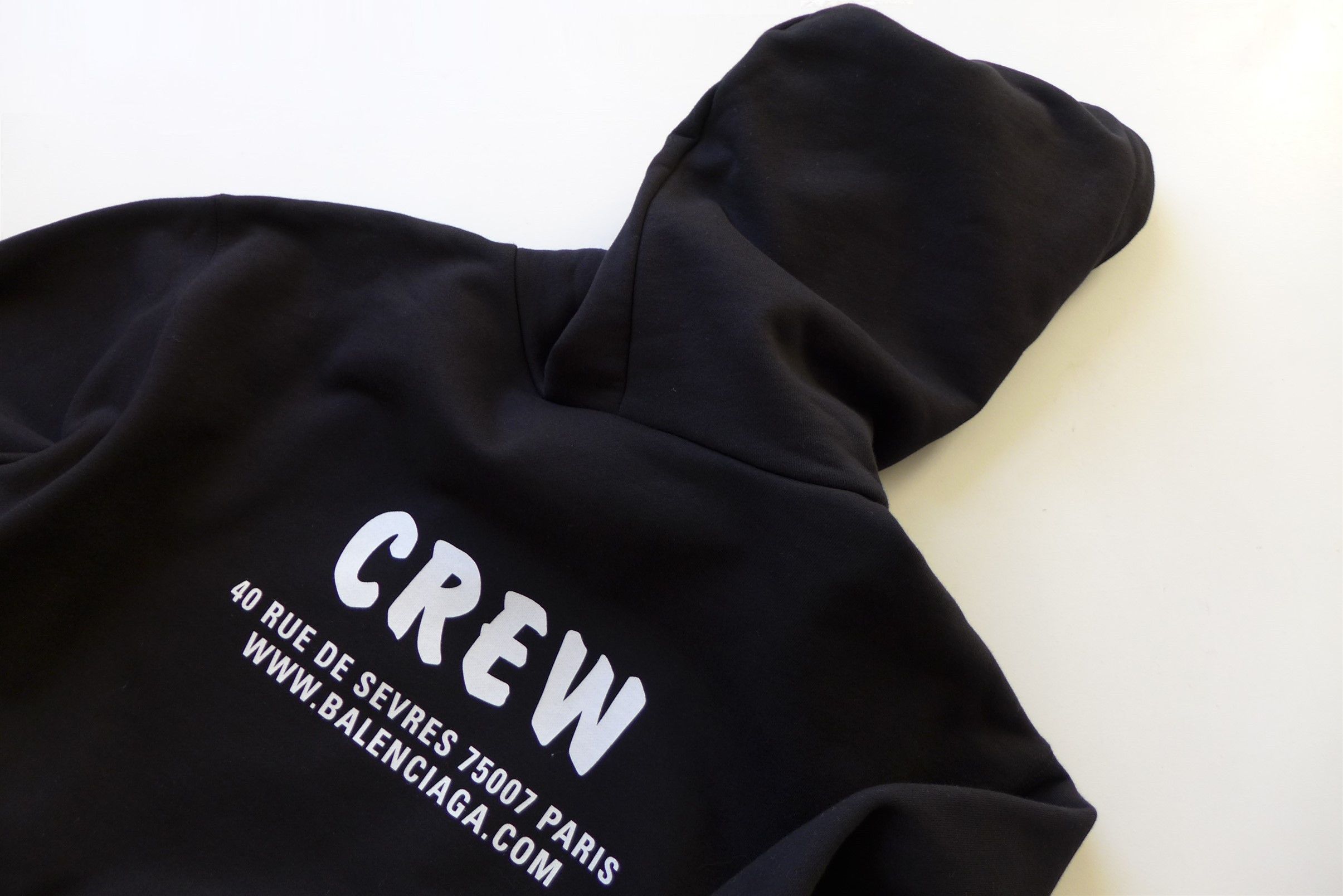 Balenciaga Balenciaga FW20 Crew Hoodie - Black Cotton Size US S / EU 44-46 / 1 - 7 Thumbnail