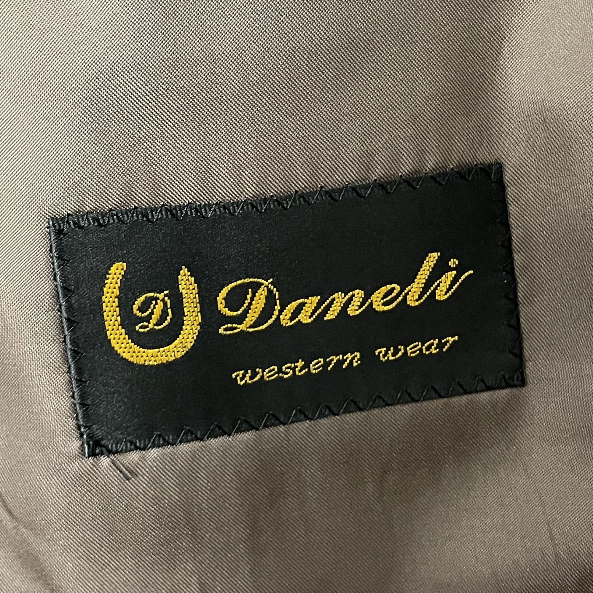 Other NOS New Vtg Daneli SHARKSKIN Western ROCKABILLY Sport Coat Size 44R - 7 Thumbnail