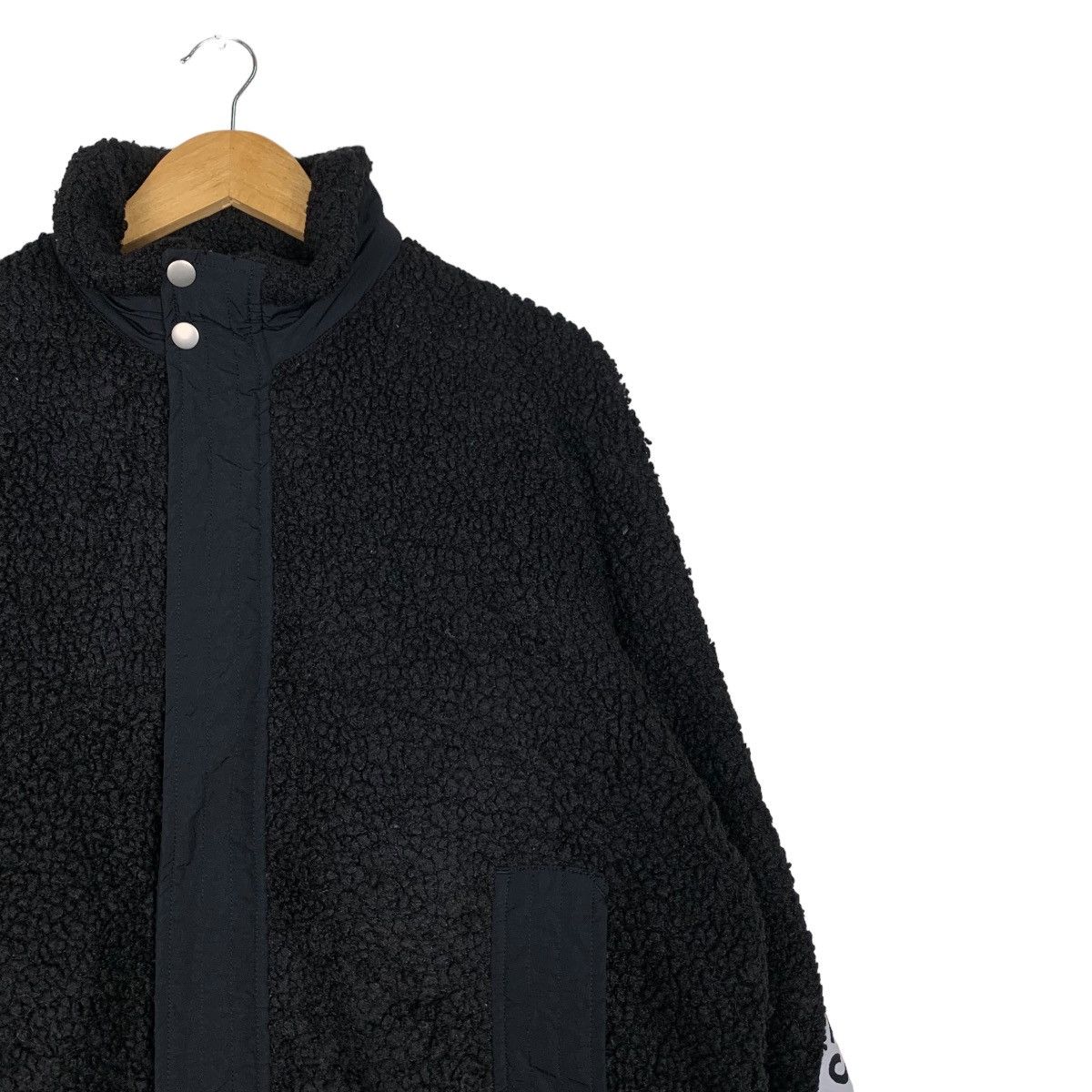 Adidas ADIDAS THREES LOGO STRIPE DEEP PILE FLEECE JACKET #1008-C45 Size US S / EU 44-46 / 1 - 5 Thumbnail