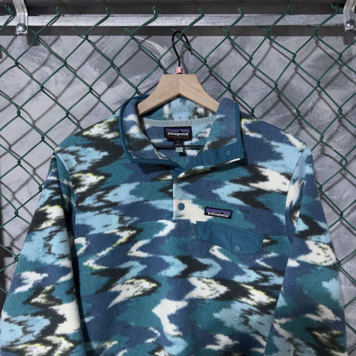 Patagonia patagonia synchilla fleece pullover snap-t aztec waves Size S / US 4 / IT 40 - 8 Thumbnail
