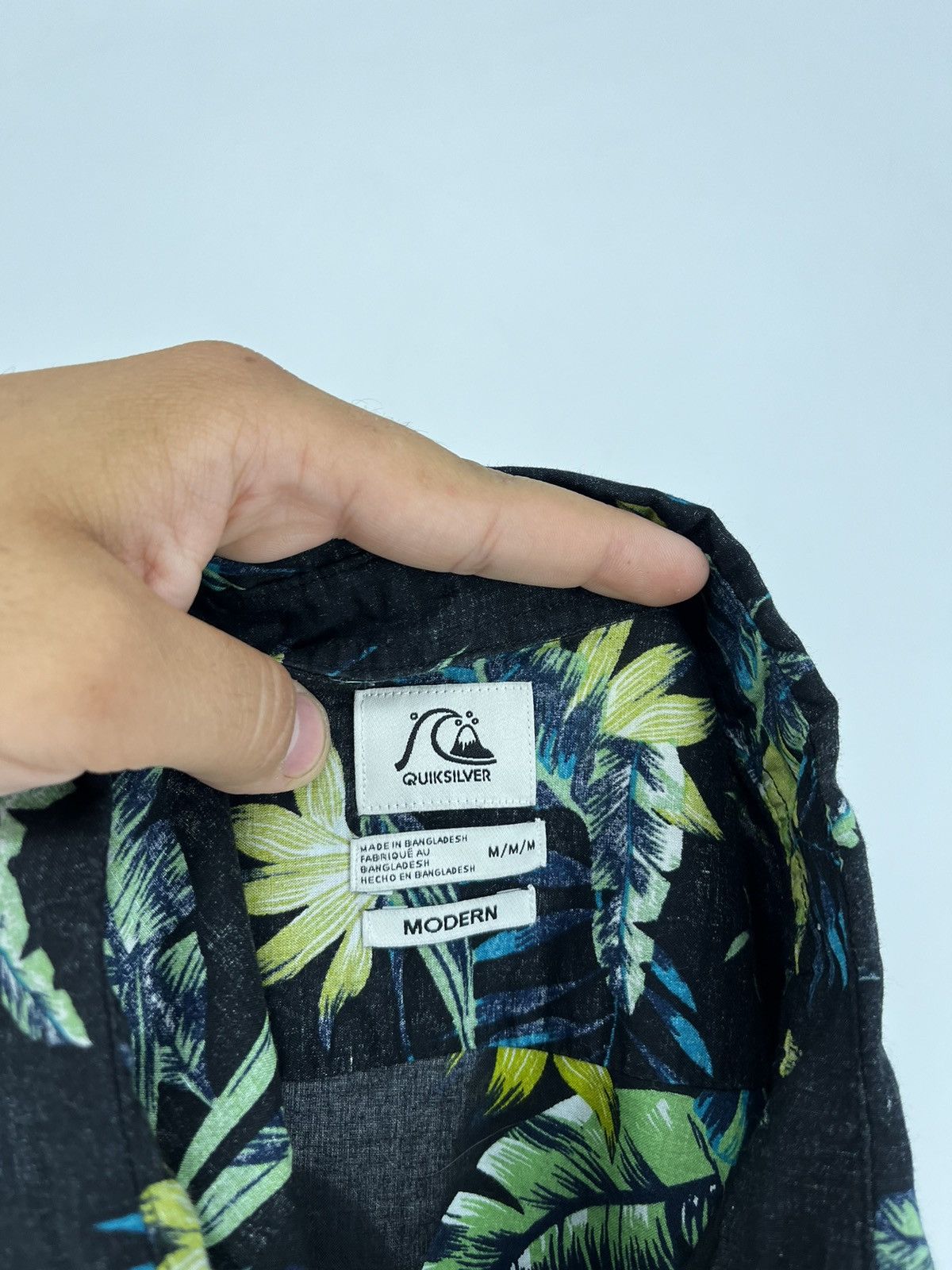 Quiksilver Vintage Crazy Quiksilver Hawaiian Floral Shirt Buttons 90s Size US M / EU 48-50 / 2 - 9 Thumbnail