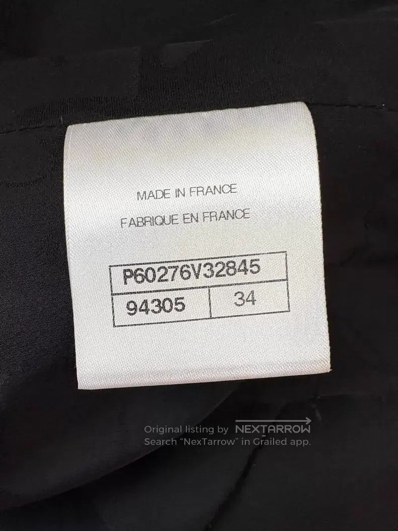 Chanel Chanel Cruise Series Black Fine Flash Lapel Double-breaste Size XXS / US 00 / IT 34 - 7 Thumbnail