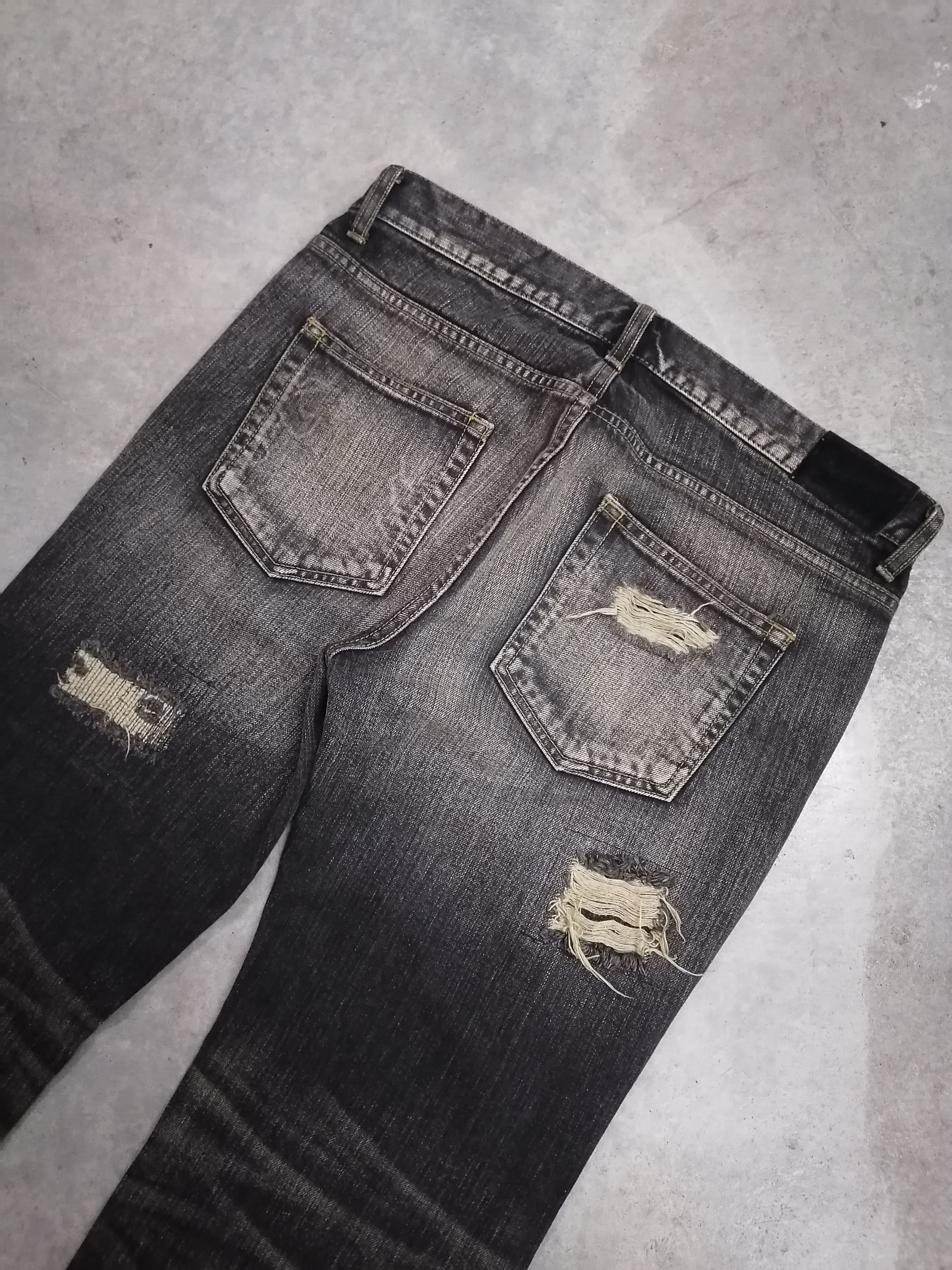 Japanese Brand Jackrose Japan Distressed Erd Denim Pants Size US 33 - 8 Thumbnail
