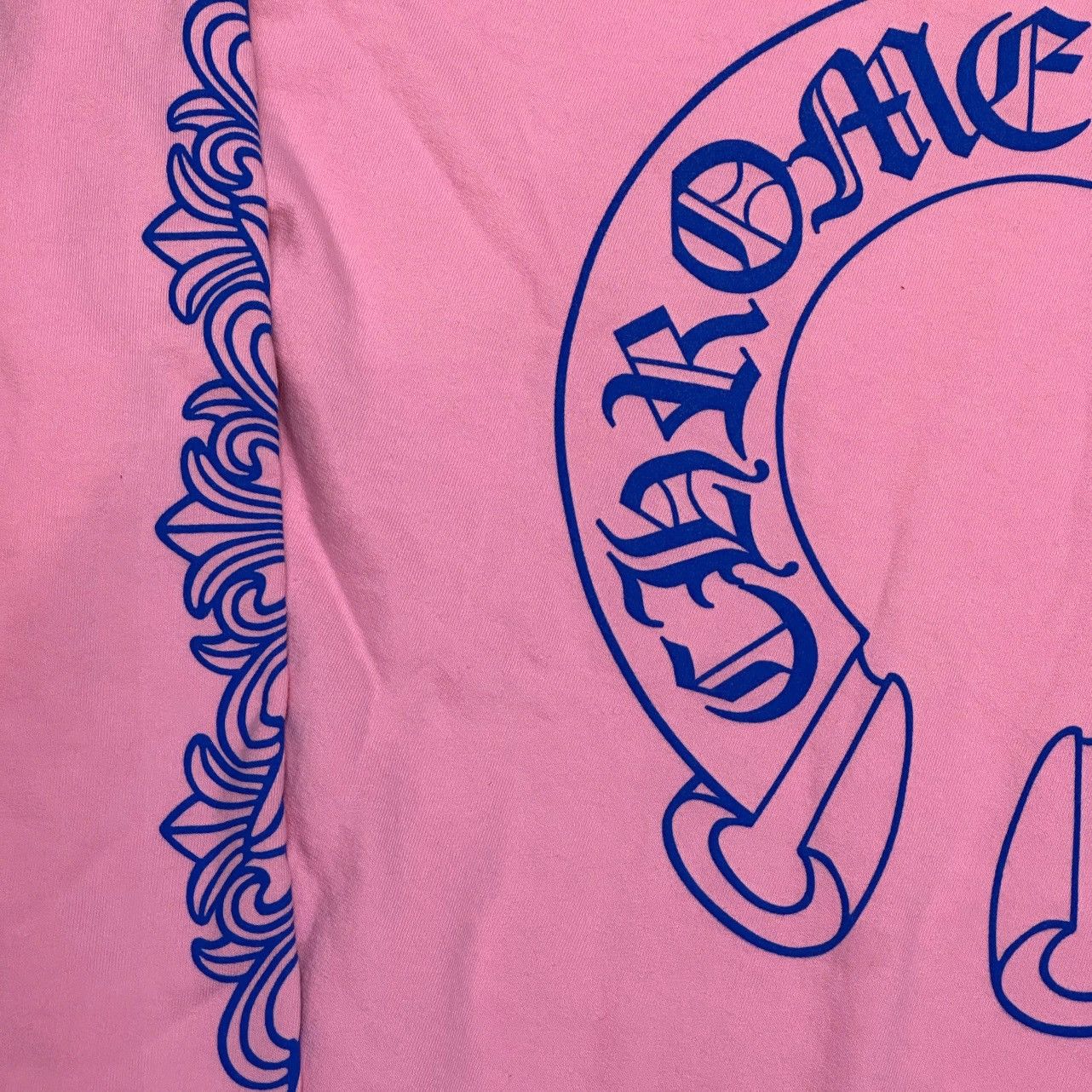 Chrome Hearts Chrome hearts horsehoe logo hoodie blue print pink Size XL / US 12-14 / IT 48-50 - 9 Thumbnail