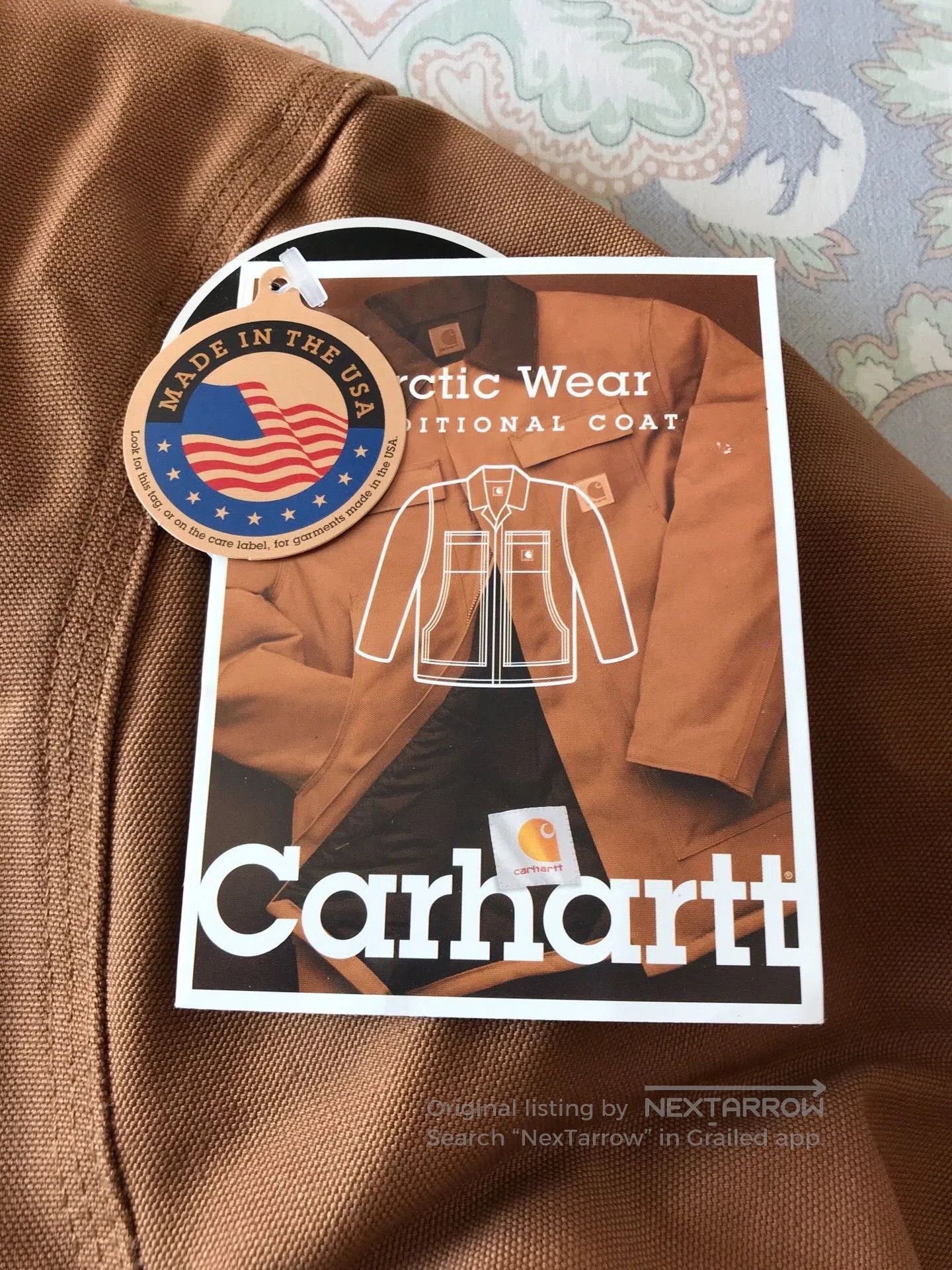 Carhartt Carhartt C03 Brown Canvas Jacket. Size US S / EU 44-46 / 1 - 7 Thumbnail