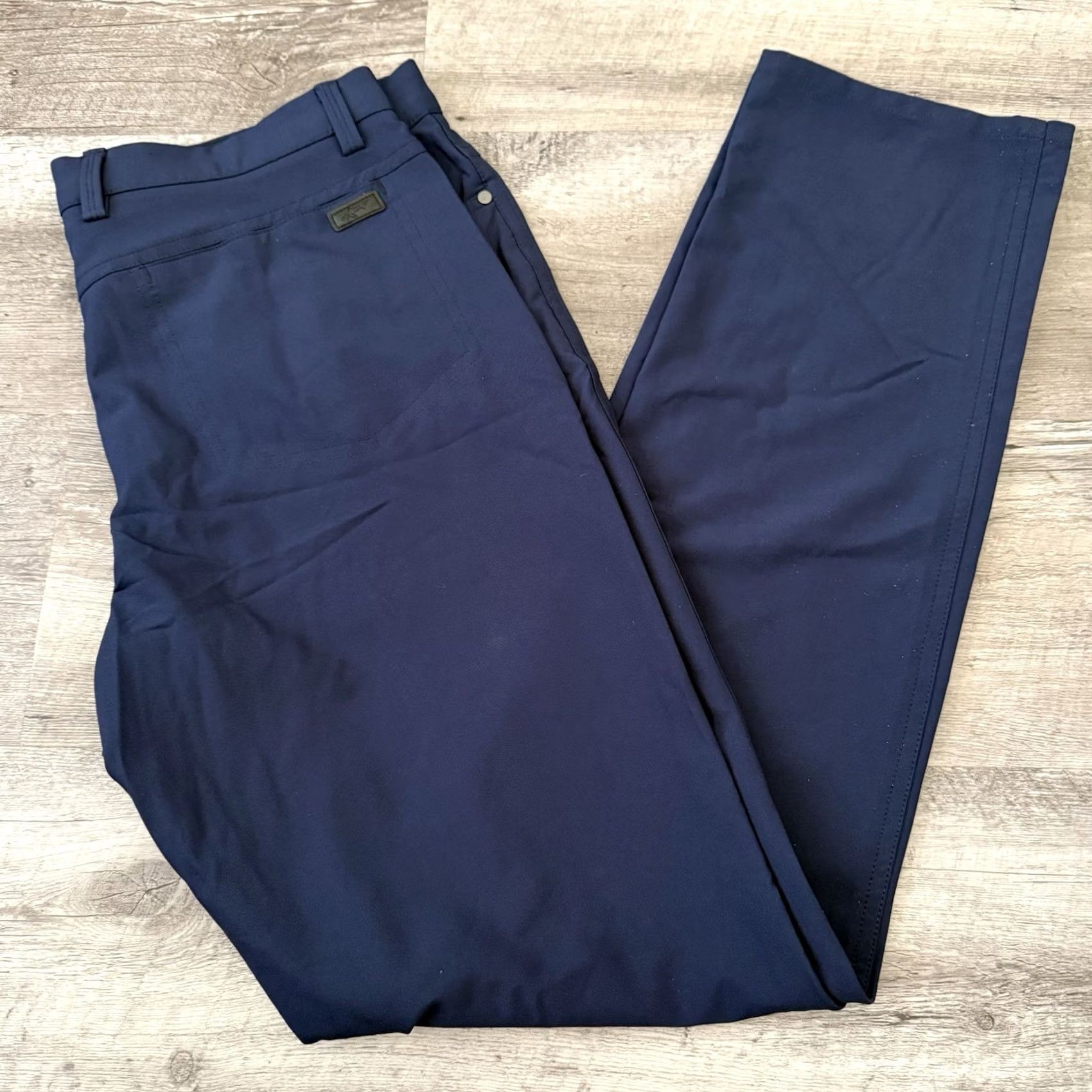 Vintage Greg Norman Golf Pant Mens 32x32 Blue Ultimate ML75 Luxury 5-Pocket Size US 32 / EU 48 - 5 Thumbnail