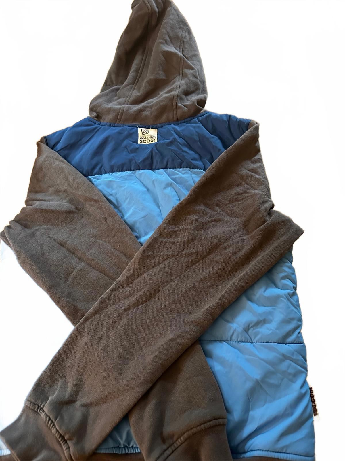 Other Volcom Quilted Jacket Hoodie Blue Brown Small Y2K Size US M / EU 48-50 / 2 - 3 Thumbnail