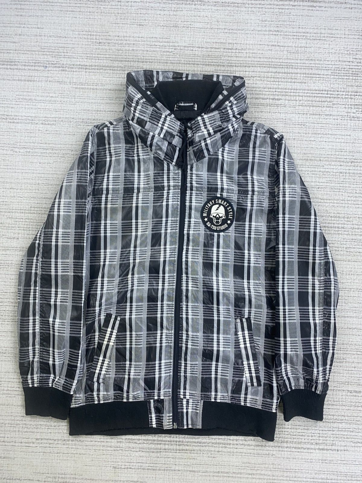 Japanese Brand × Vintage Vintage Ba-Tsu Studio Military Style Hidden Hoodie Jacket Size US M / EU 48-50 / 2 - 5 Thumbnail