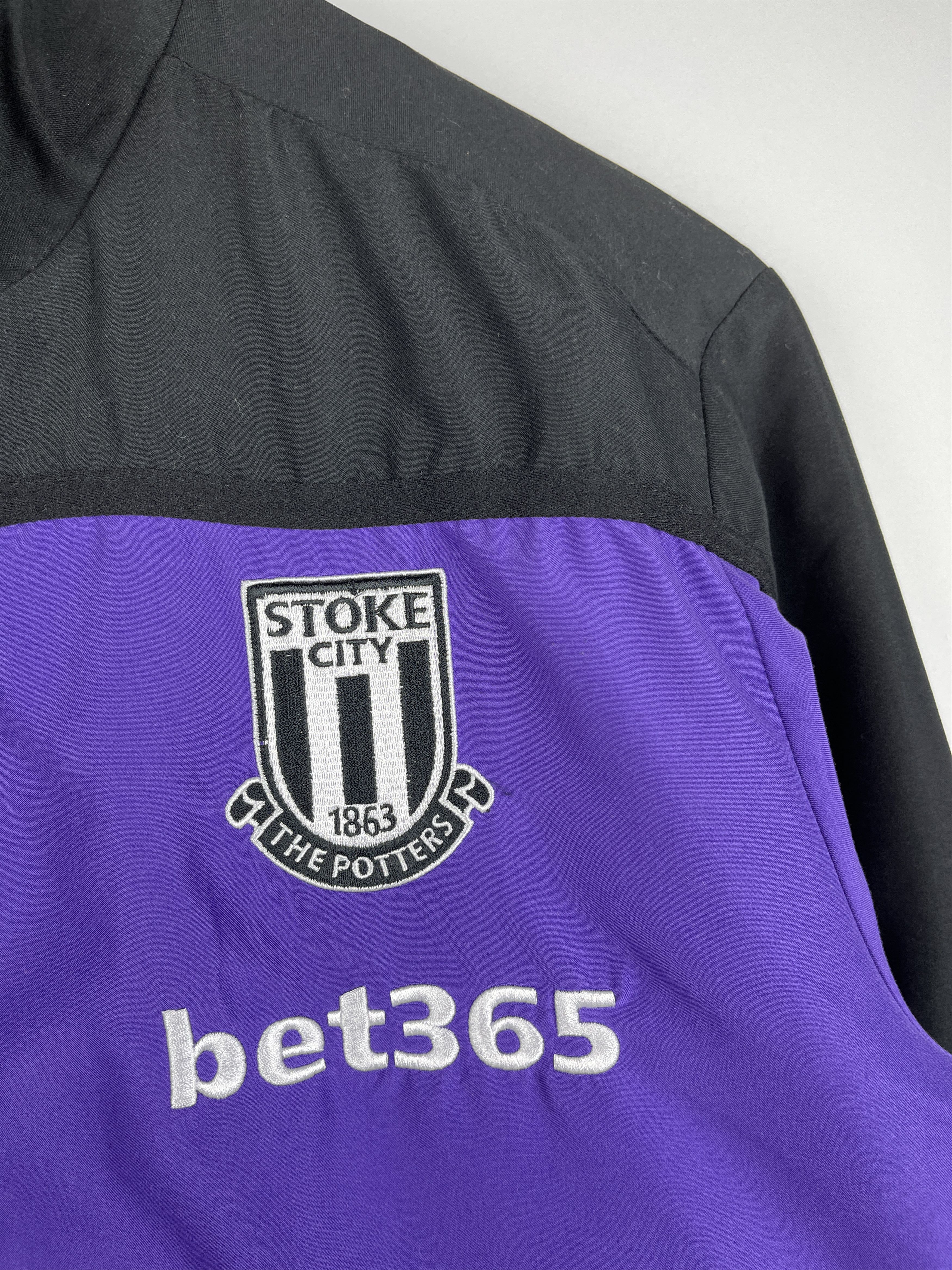 Macron Macron FC Stoke City Track Jacket Football Soccer Size US S / EU 44-46 / 1 - 5 Thumbnail