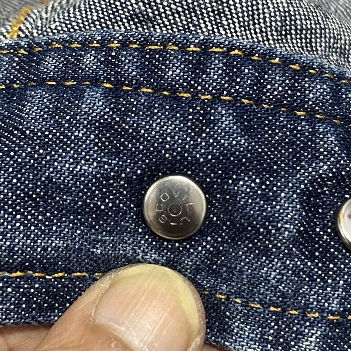 Ralph Lauren Vintage 90s Ralph Lauren Boxy Cropped Trucker Denim Jacket Size M / US 6-8 / IT 42-44 - 5 Thumbnail