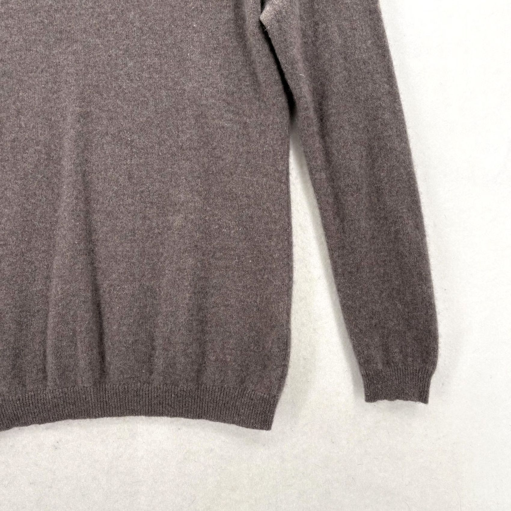 Charter Club Charter Club Sweater Womens Small Brown 100% Cashmere Crew Neck Lightweight Pullover Knit Casual Mens Womens Girls Boys Size S / US 4 / IT 40 - 3 Thumbnail
