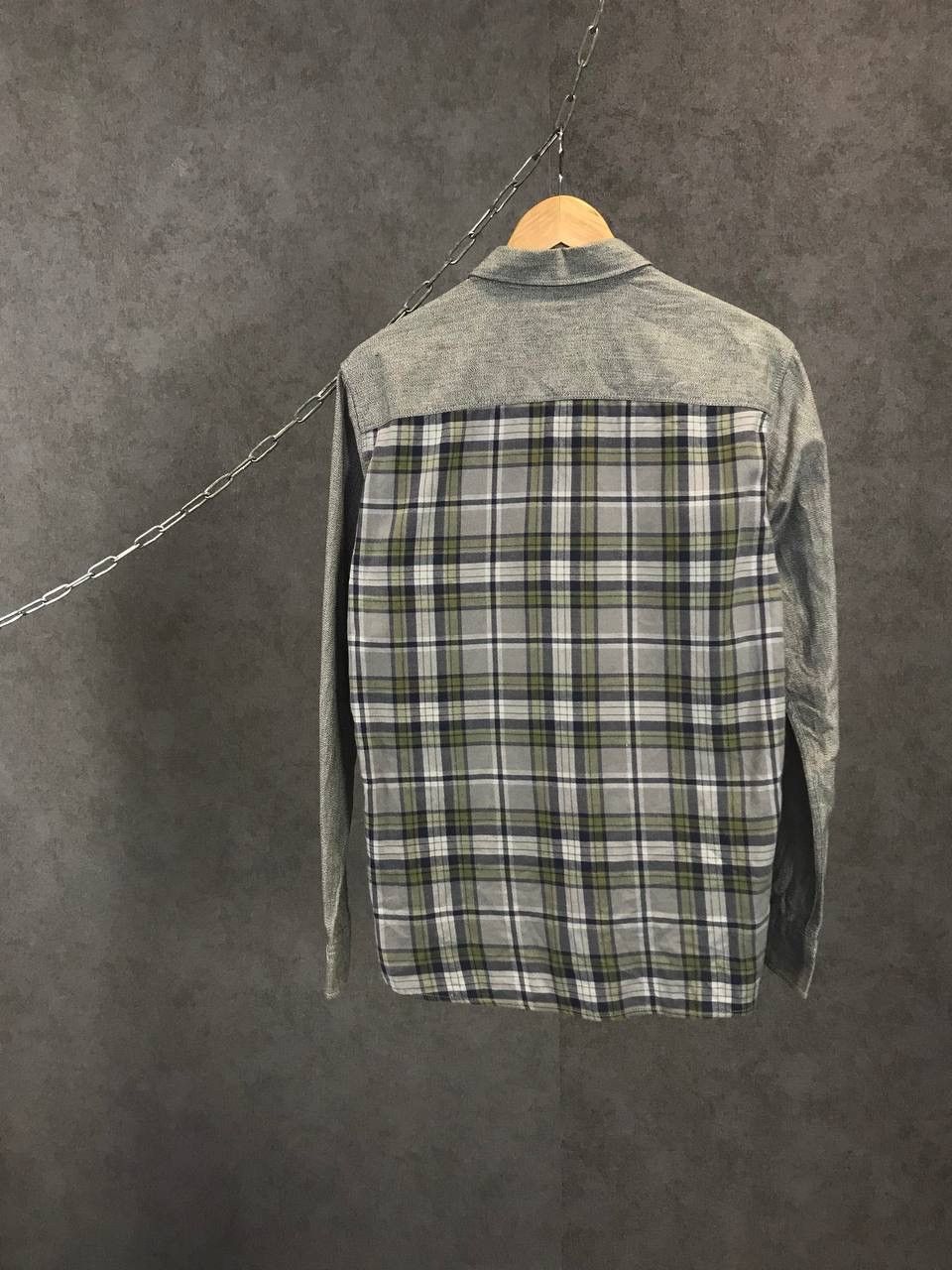 Allsaints Allsaints vintage designer flannel shirt Size US S / EU 44-46 / 1 - 6 Thumbnail