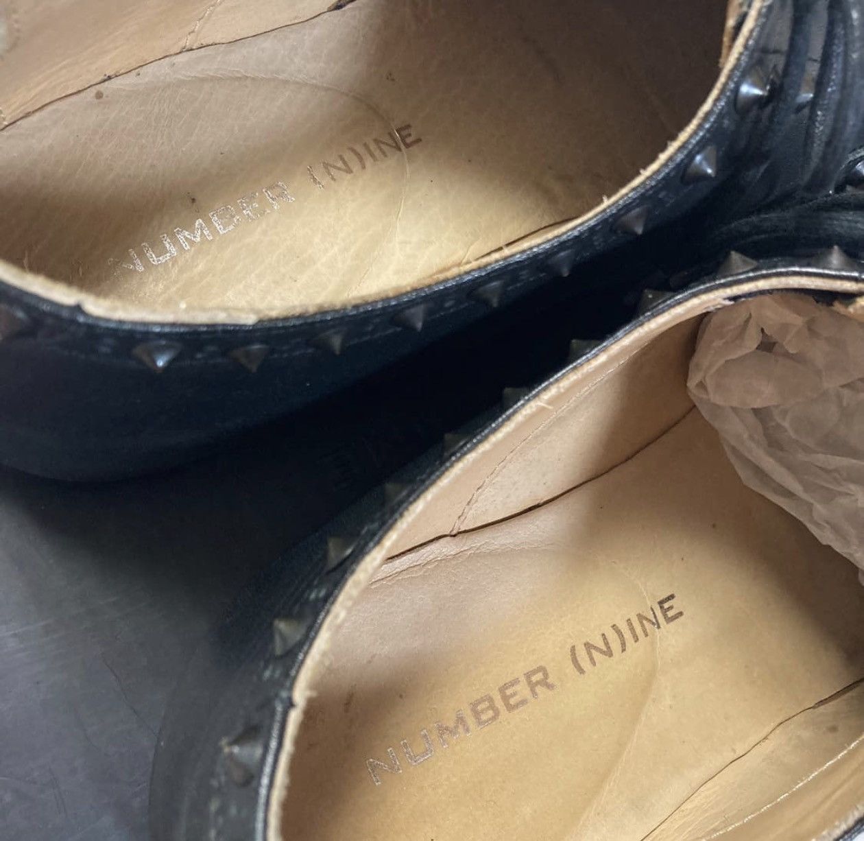 Number (N)ine Number (n)ine 13fw studded loafer Size US 8.5 / EU 41-42 - 4 Thumbnail