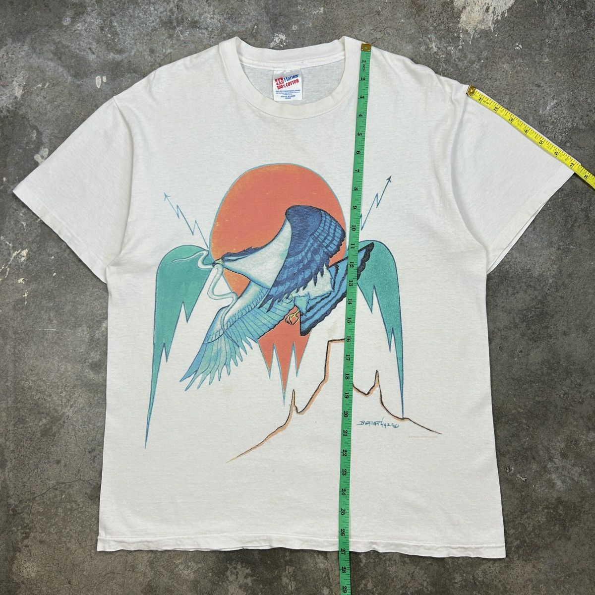 Band Tees × Vintage 1990s Eagles On The Border Size US L / EU 52-54 / 3 - 10 Thumbnail