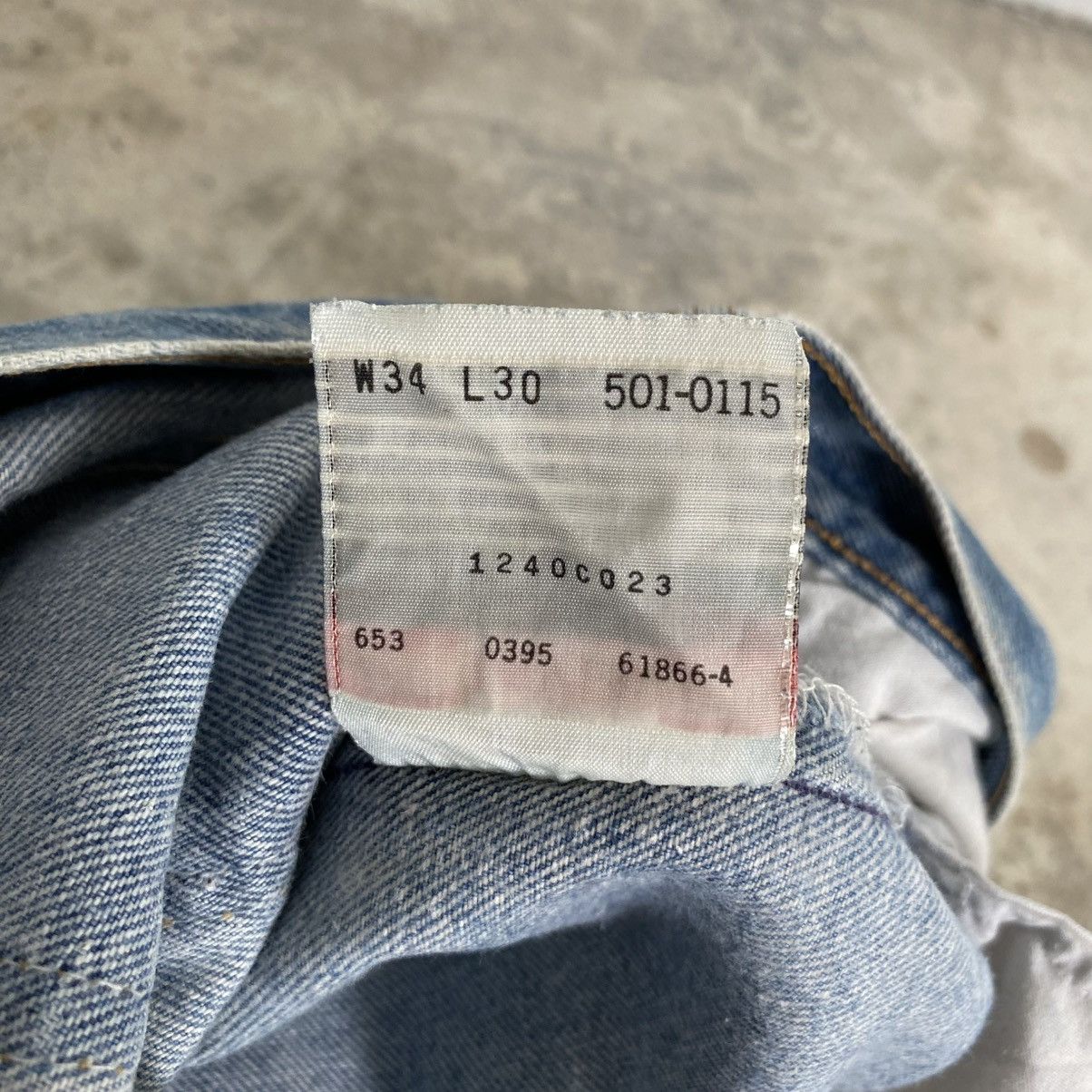 Levi's Vintage Levis 501 Faded Stonewashed Blue Distressed Jeans Size US 32 / EU 48 - 17 Thumbnail